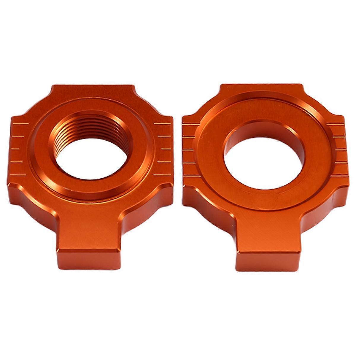 Motorcycle Chain Adjuster Regulator Slider Block for EXC Orange
