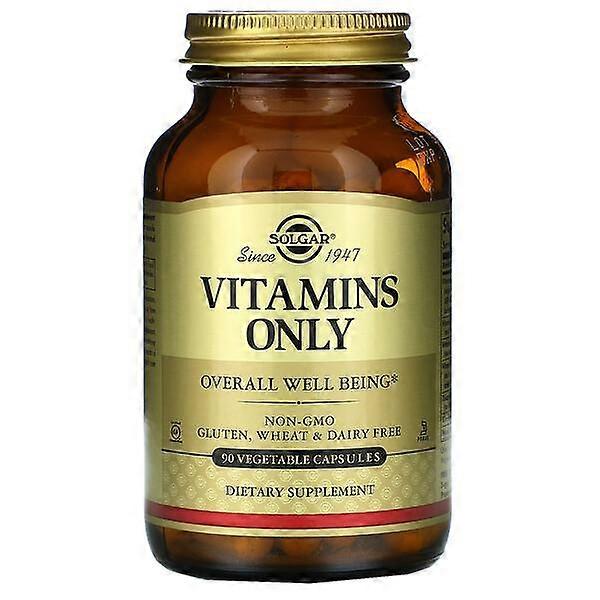 Solgar, Vitamins Only, 90 Vegetable Capsules