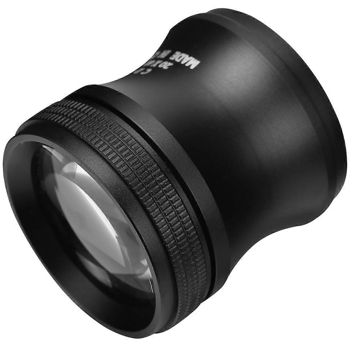 Magnifying Glass Handheld Cylinder Magnifier Enlarged Mirror for Home Use and Professional Use 4.4x4cm Optical Glass Magnification 1Pack