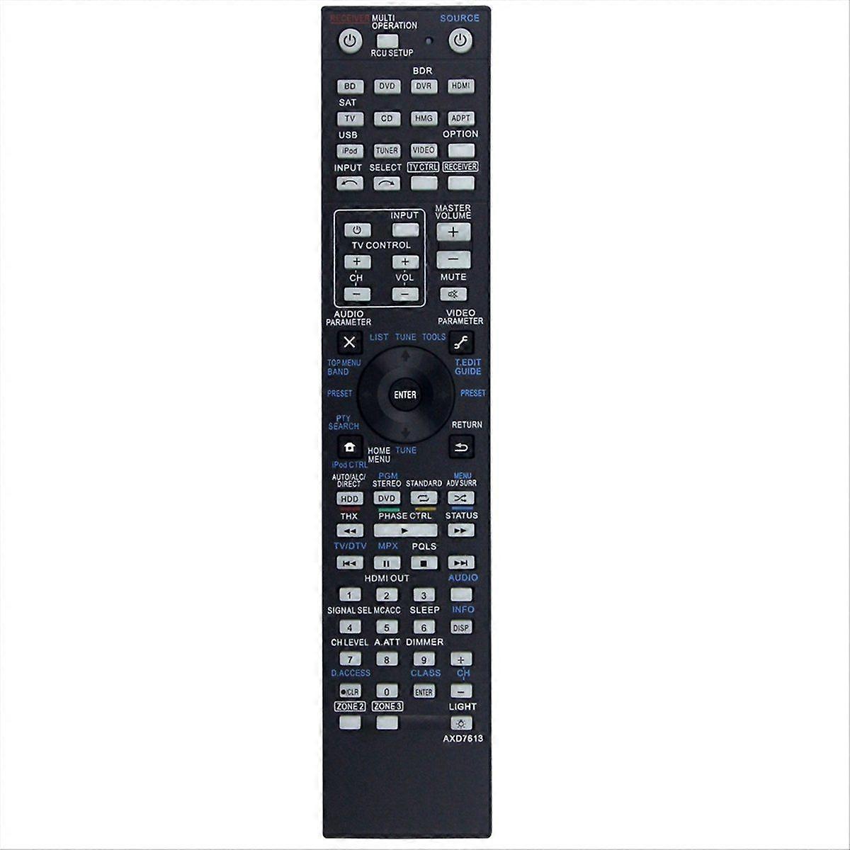 Replace AXD7613 Remote Control for Pioneer SC-LX75 VSX-LX55 SC-09TX AXD7612 AXD7616 AV Receiver