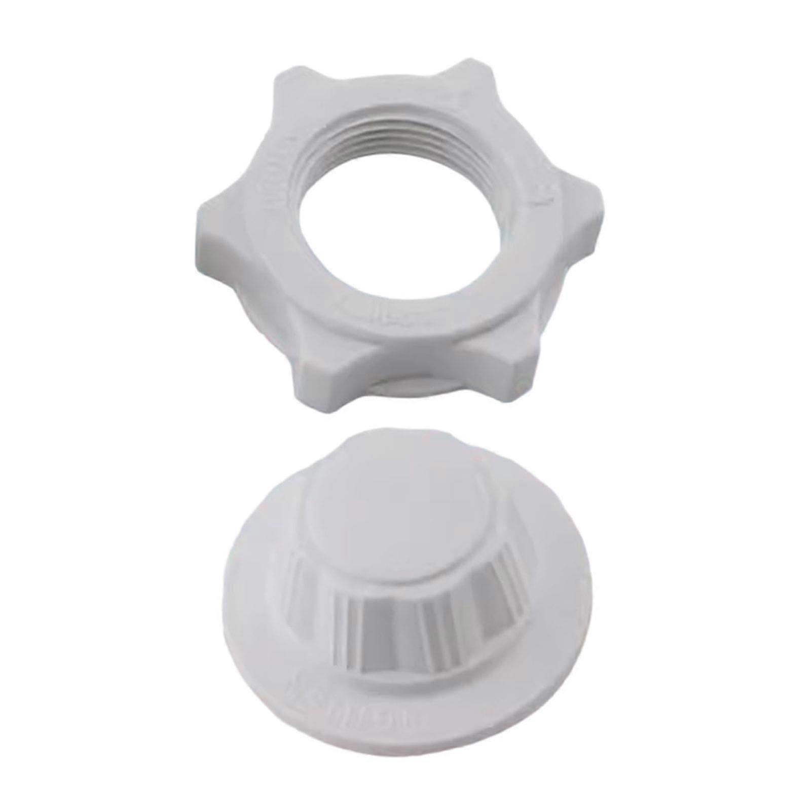 2025 1 Set Fan Nut Pack Fixed Nut Fan Lock Screw Fittings Fan Repair Part ABS Texture Fan Stability Screw for Fan Enthusiasts White