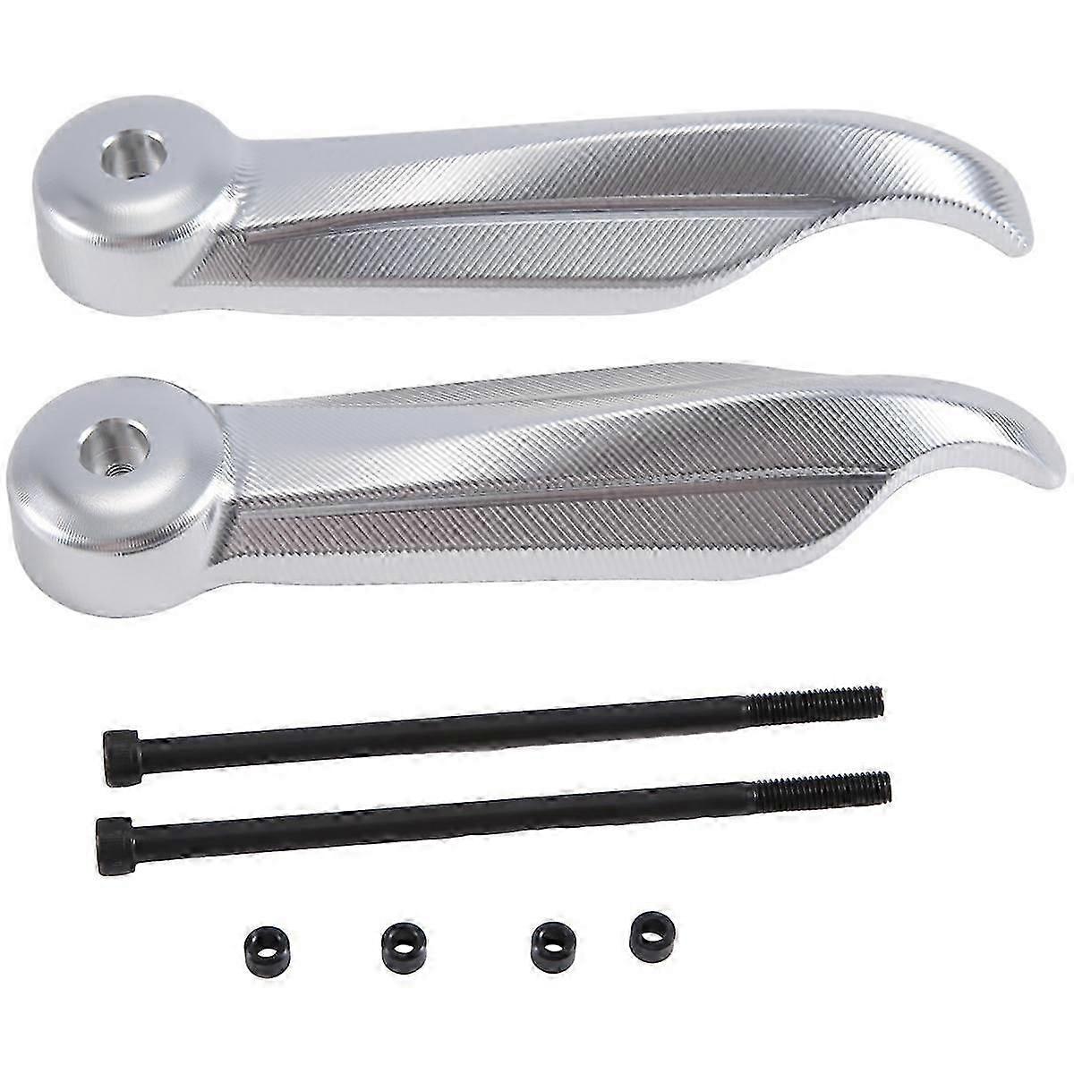 Motorcycle Handlebar Handguard Protection Sliders Hand Guard Protector for V4 2021- Desert X(Silver)