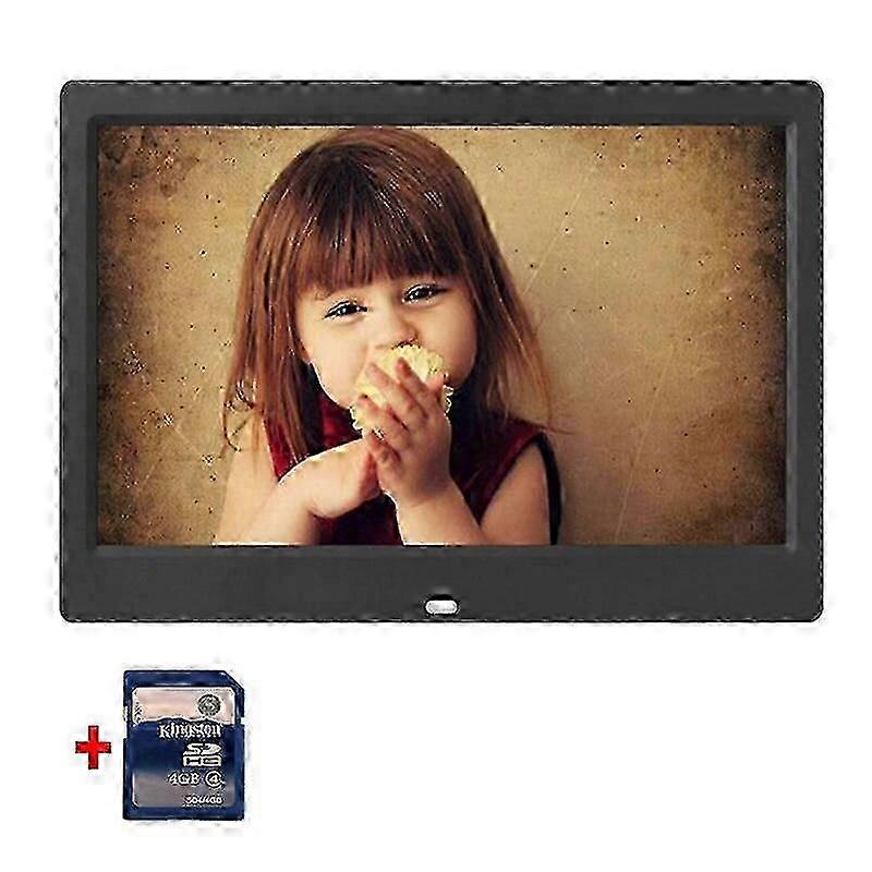 25-26 10"Digital Picture Photo Frame IPS Full-View Screen Photo Album 1280*800 Clock Calendar Video Player