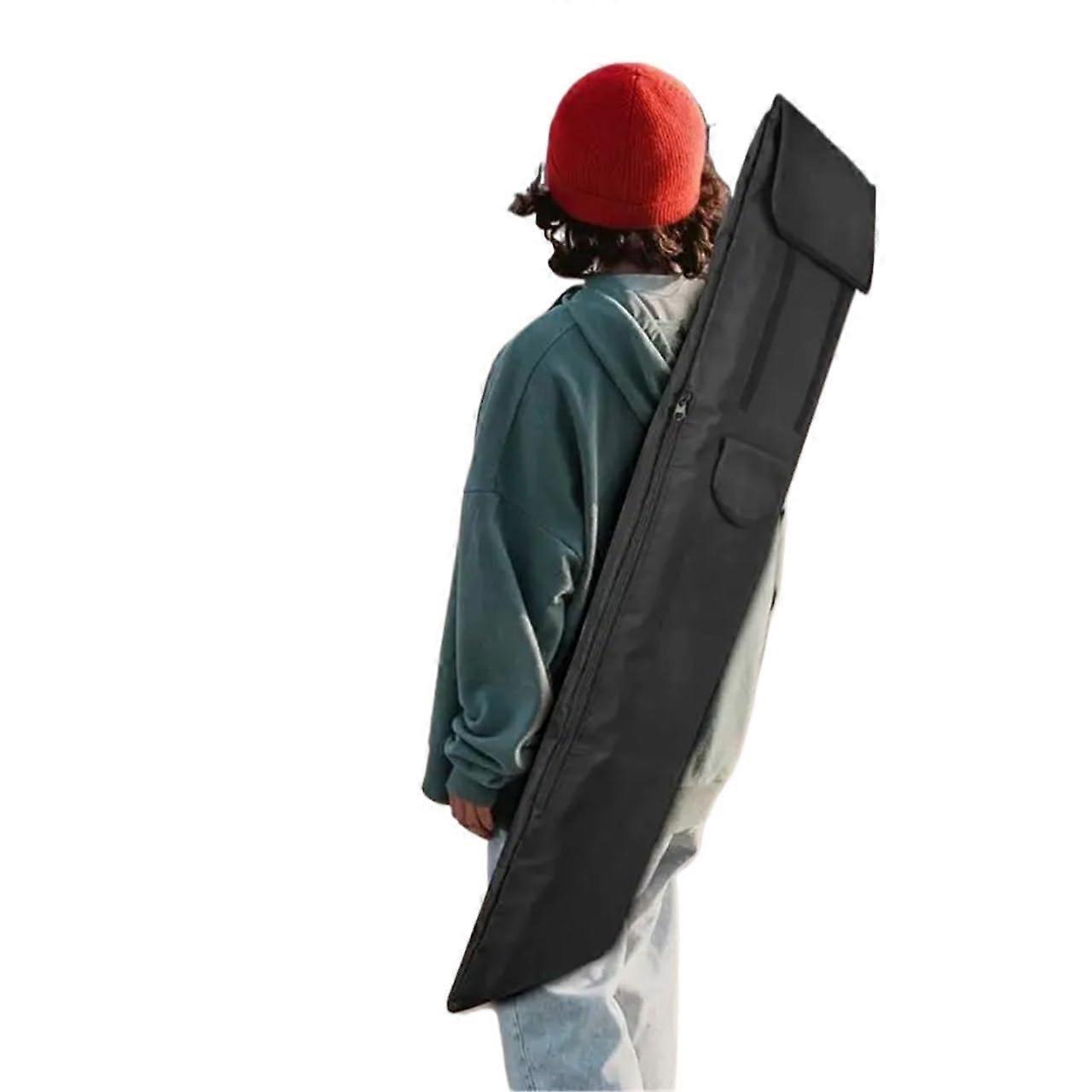 Longboard Backpack 600D Oxford Material, Adjustable Strap, Skateboard Carry Bag For Skateboarding