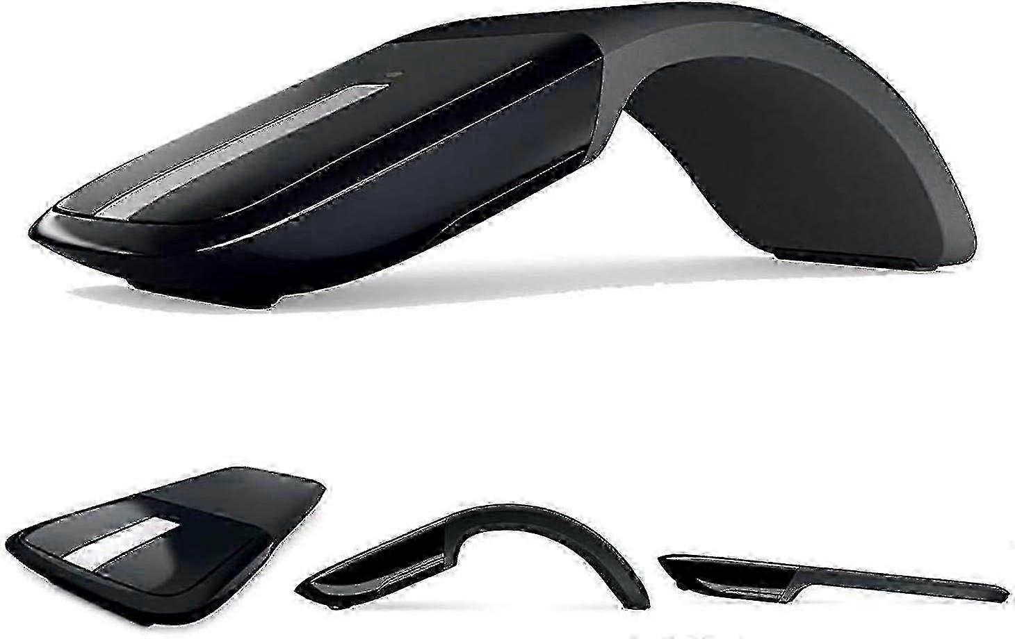 Mouse,arc Mouse,folding Mouse, Wireless Mouse With Nano Receiver, Lower Noise, Portable Mobile Optical Mouse Arc Suitable For Notebook, Comp