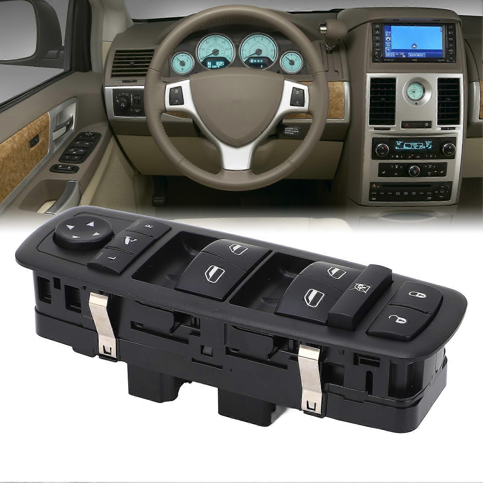 Master Power Window Switch 68029023AC Fast Response Left Driver Side Electric Master Window Switch for Town and Country 2008 to 2009 