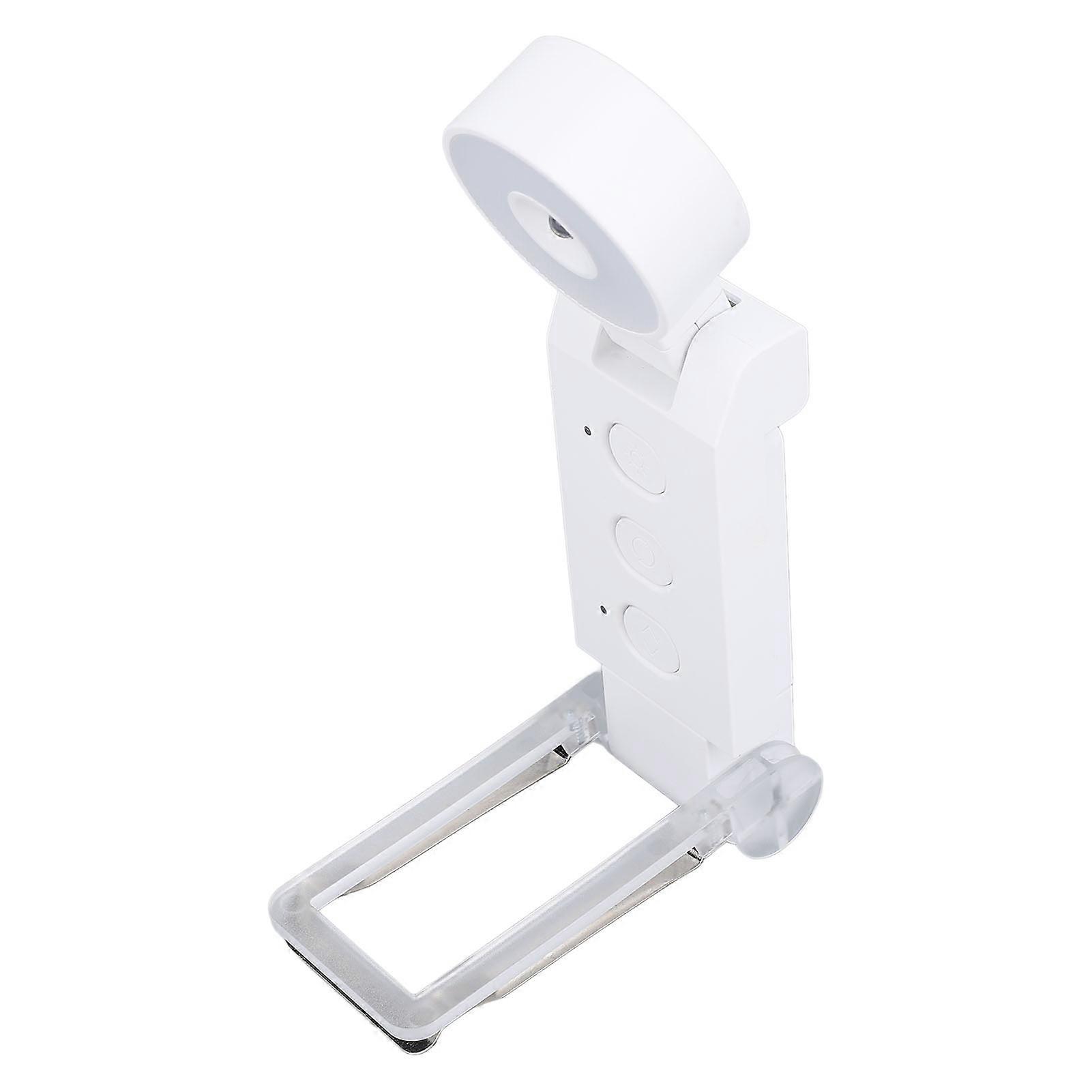 USB Rechargeable Book Reading Light 5 Colors 6 Brightness Dimmable Clip On LED Reading Lamp with Timer Foldable Portable for Bed Reading Bookworms Wh