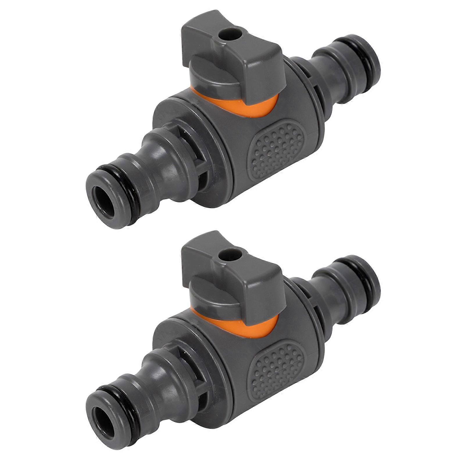 Quick Connector Internal Thread Extension Garden Hose Attachment Switching Valved Replacement for Outdoor Watering Multicolor