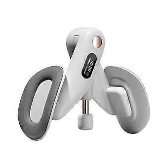 Thigh exercise equipment, which can effectively exercise the pelvic muscles and the inner muscles of the thighs, features a soft rose-colored design.