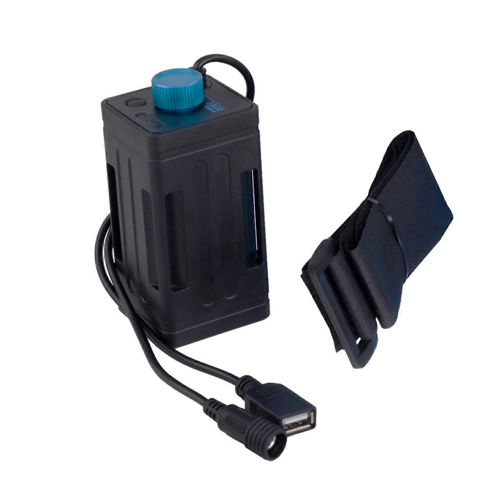 Waterproof Battery Holder 18650 Battery Case for Bike Lights With 2 Port And Power Indicators Easy to Use Multicolor