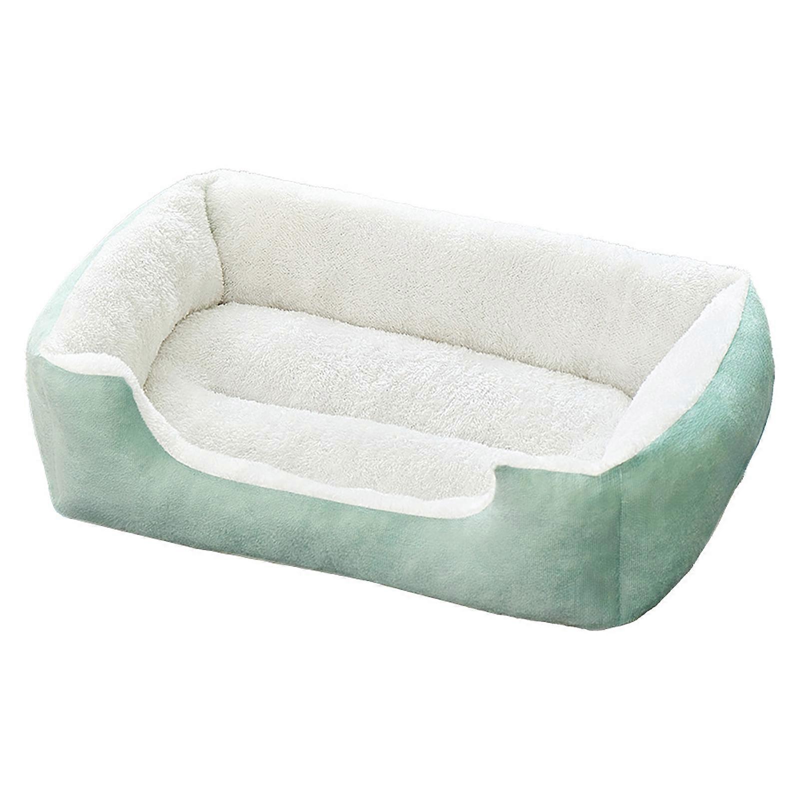 Pet Bed Anti-Slip Bottom Thickened Warm Large Dog Nest Spacious Comfortable Rest Space Neck Support Dog Mattress