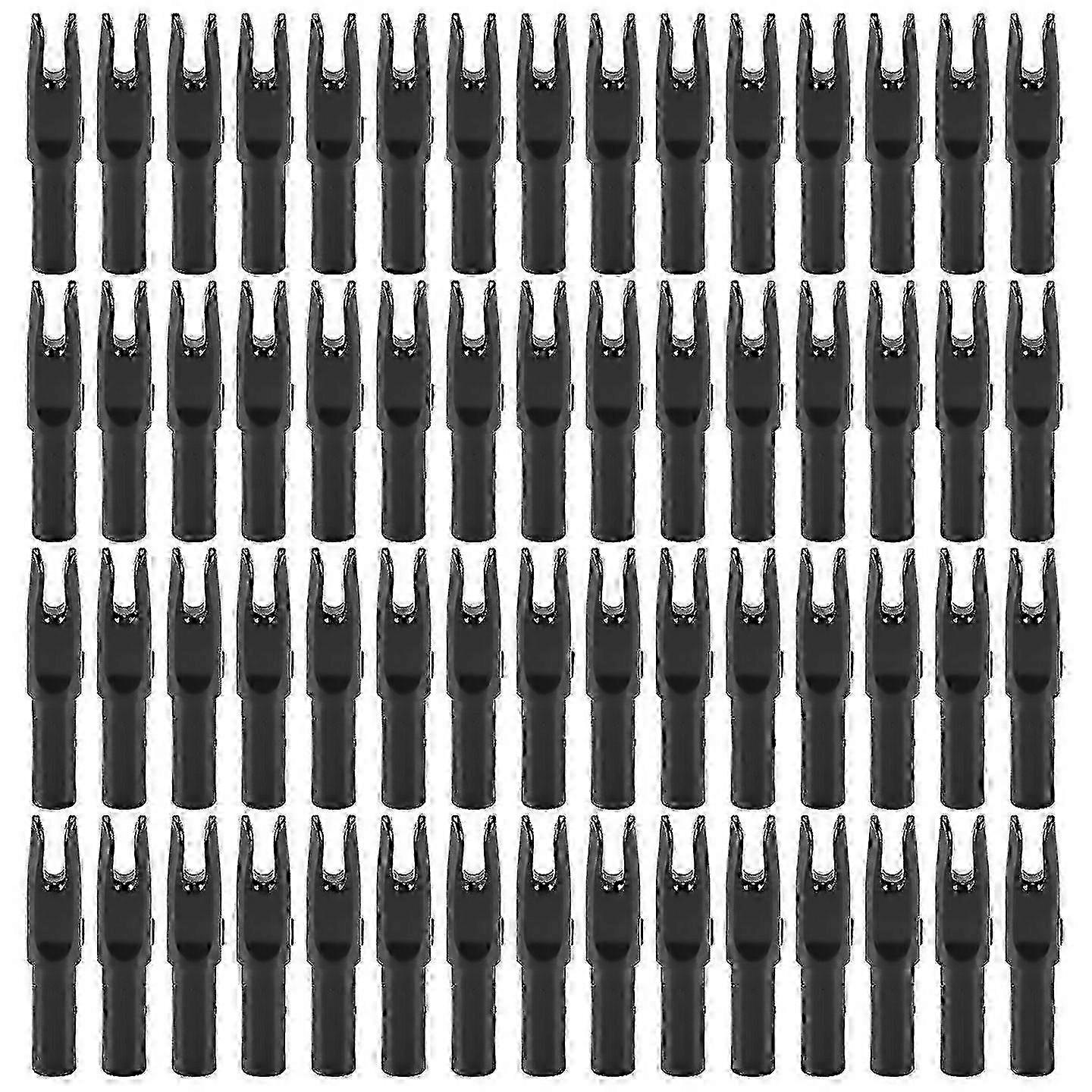 For 60 Pack Archery Arrows Nock Id 62mm Arrows Nocks Insert Tail For Diy Hunting Shootings Arrows Co