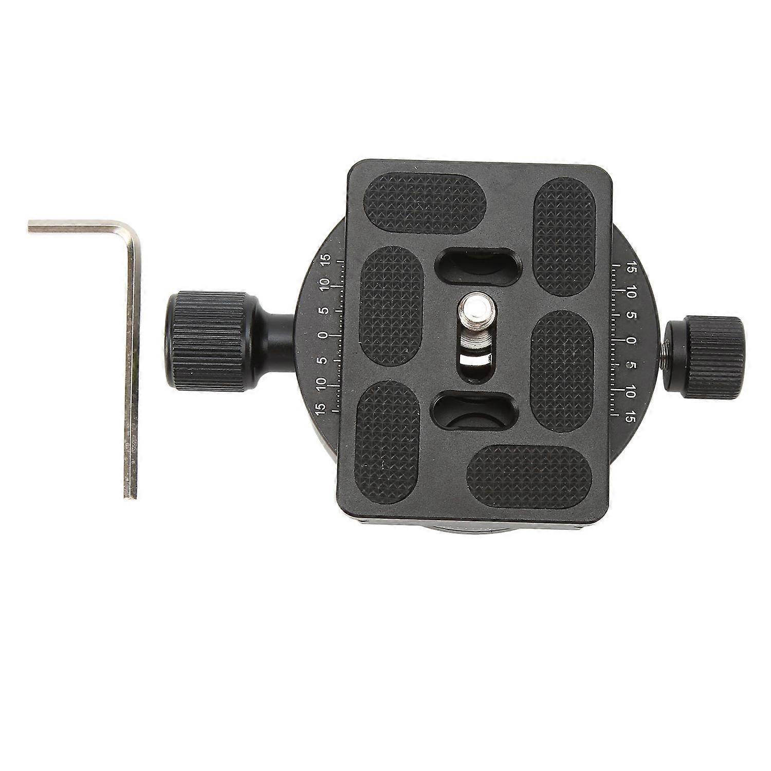 Camera Quick Release Plate Clamp Camera Adapter Plate 360 Degree Panorama Rotation for Camera Tripod