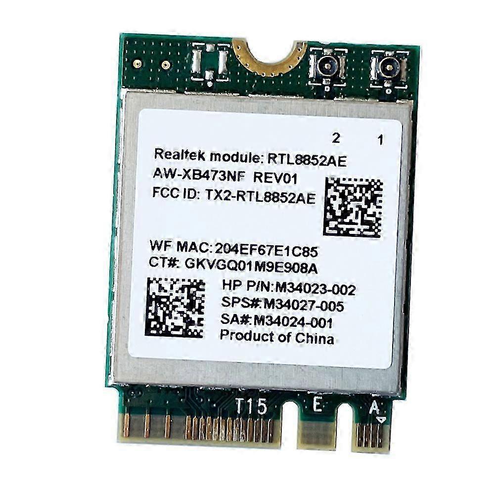 2.4G 5G 802.11AC/AX Wireless Module AW-XB473NF RTL8852AE RTL8852 Wifi 6 -MIMO Network Card Bluetooth 5.2 for Win 10white SZRH