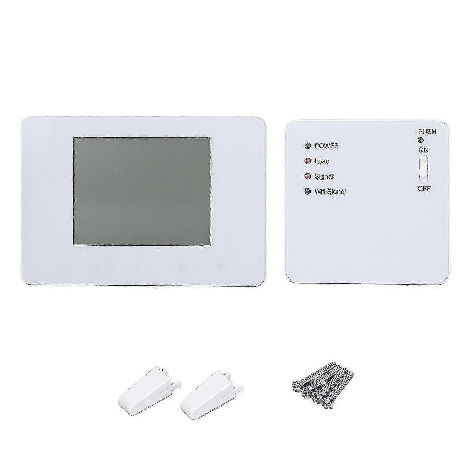 Wireless Indoor Thermostat RF 8 Receivers Control Programmable Remote Temperature Controller for Electric Heating