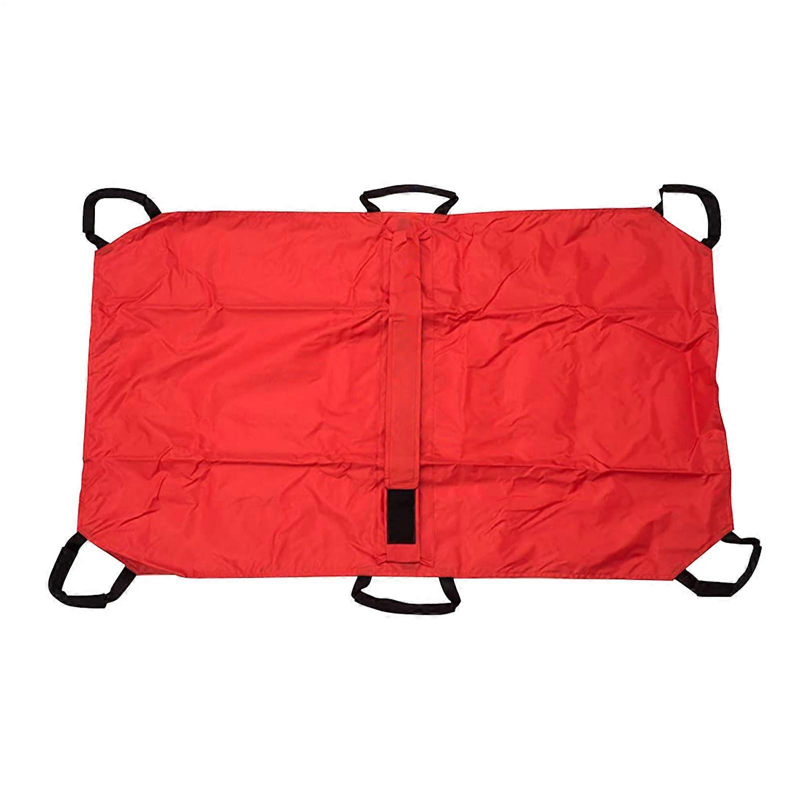 Dog Stretcher Foldable Pet Carrier With Safety Strap For Cat And Small Dog Red  Load Capacity Transport Stretcher