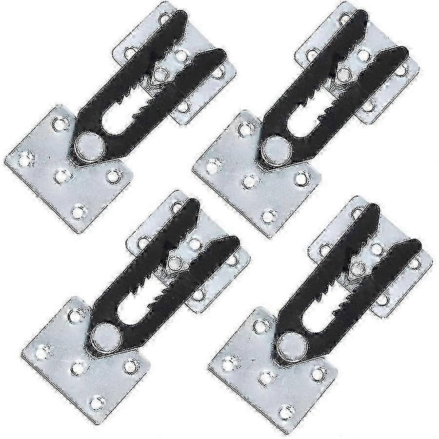 Sectional Couch Connector, 4 Pcs Metal Sofa Joint Snap Alligator Style Sectional Couch Connector