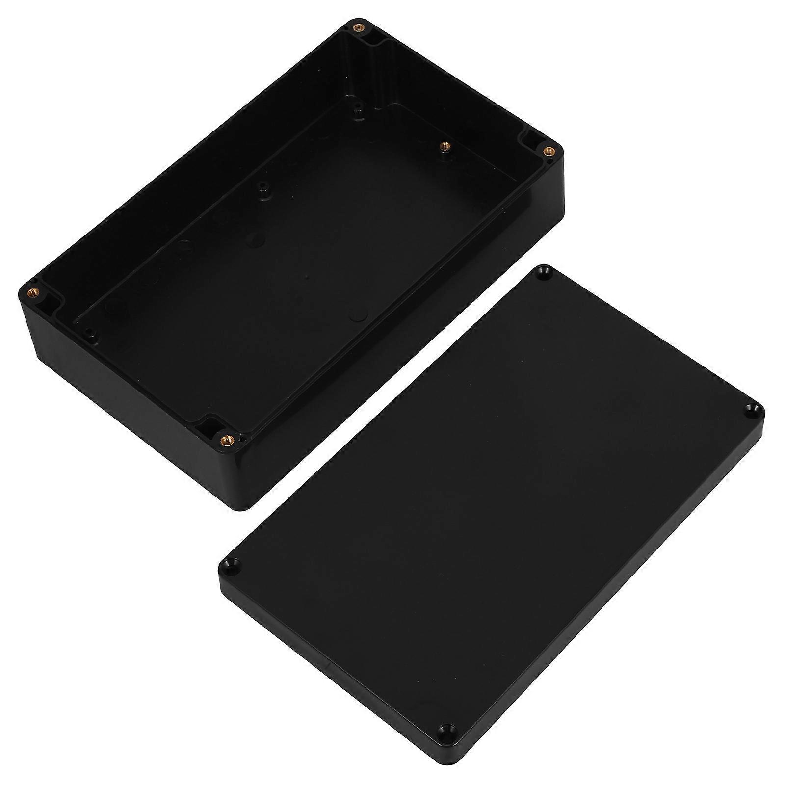 Black Waterproof Outlet Box Electrical Box for Outdoor Use with Durable Construction