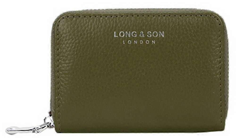 Long and Son Zip Around Purse - Dark Green