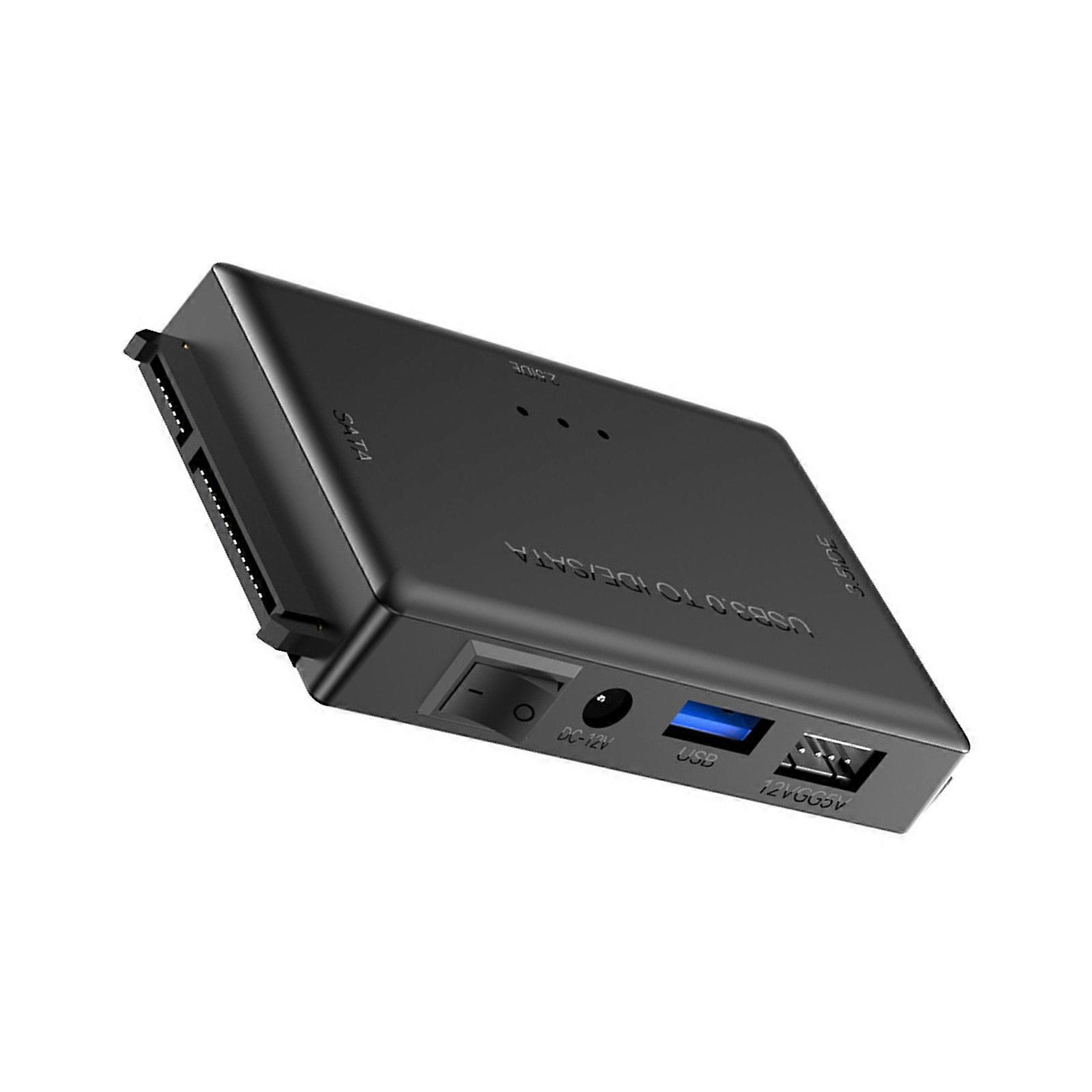 USB3.0 To IDE Hard Drive Adapter With 5V/2A Power Supply For 2.5 3.5inch Hard Disks Opticaled Drive Converter Multicolor