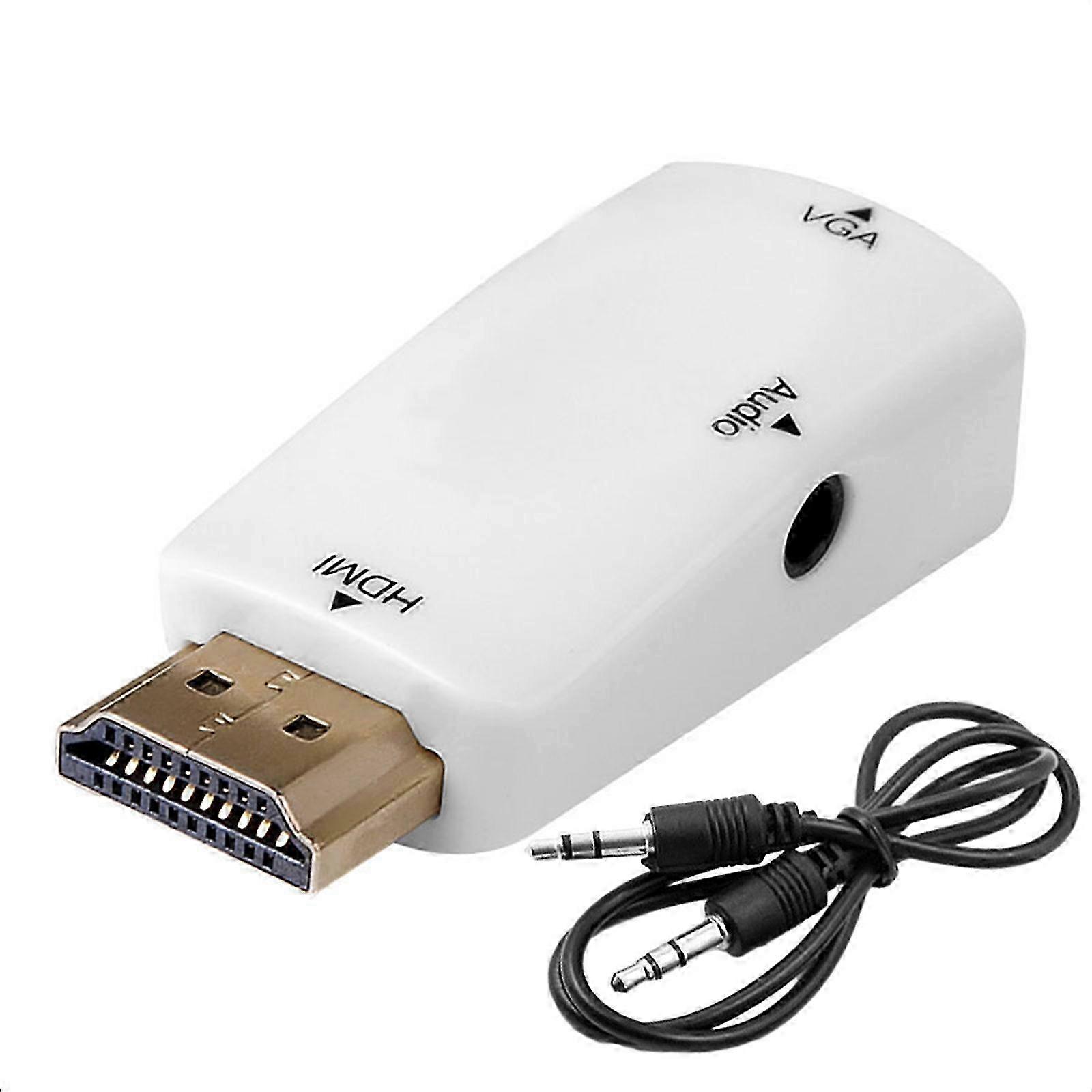 25-26 High Definition Multimedia Interface/VGA Adapter with Audio Cable - Computer Accessory