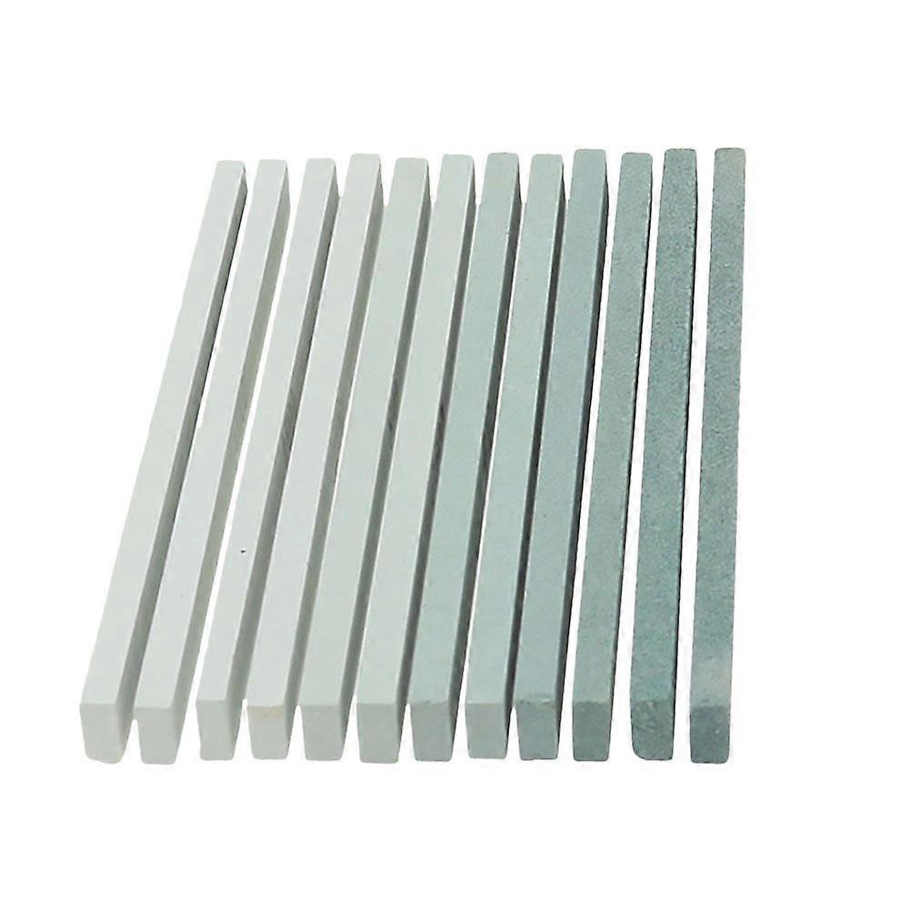 12Pcs Professional Carborundum Whetstone Grindstone for Polishing Grind Jadeite Agate