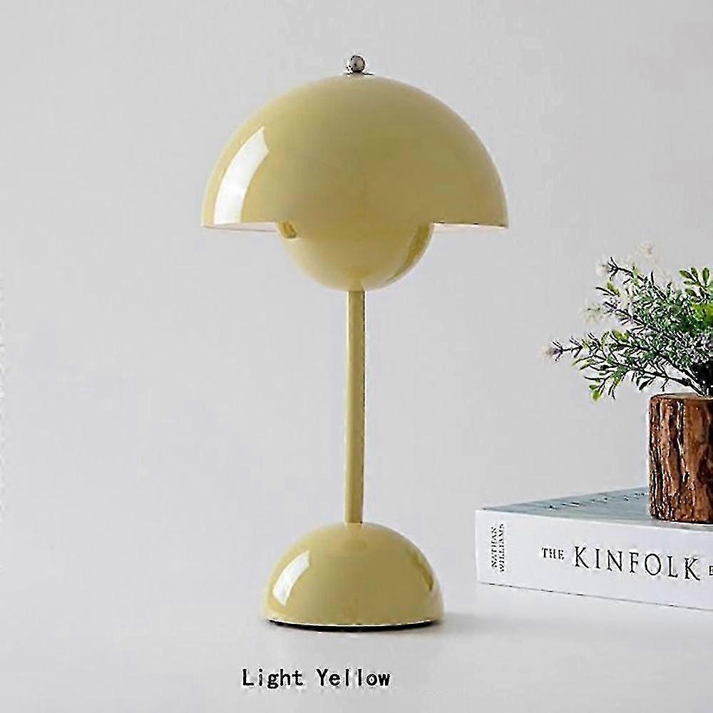 פרח ניצן מנורת שולחן, חדר חתונה, חדר שינה, קישוט שולחן, מנורה, מנורת לילה (נטענת)