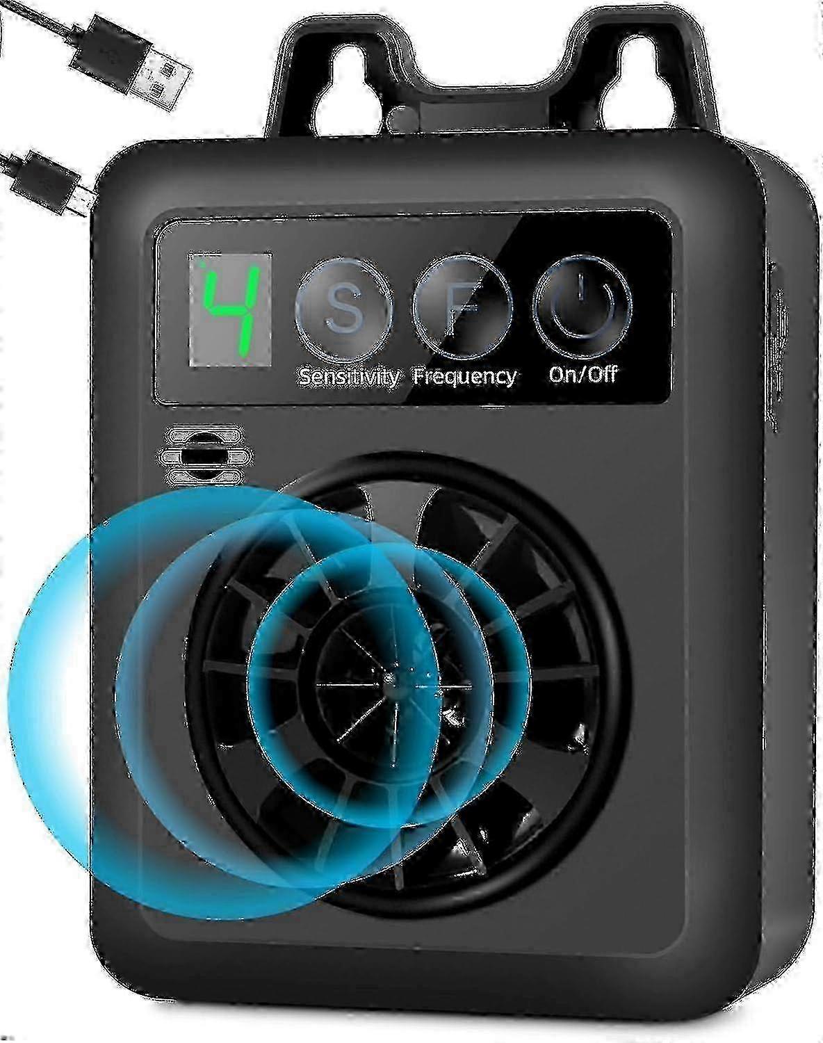 Anti Barking Device, 50ft Upgraded Dog Barking Control Device with 3 Adjustable Sensitivity/Frequency Levels, Rechargeable Ultrasonic Dog Bark Deterre