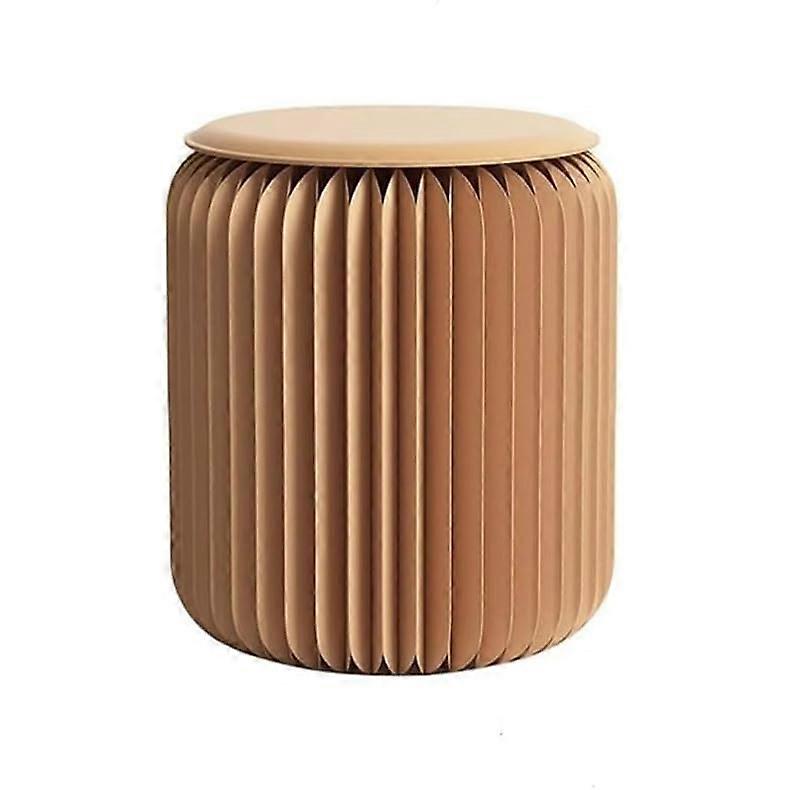 Portable Folding Chair Paper Stool with Honeycomb Design for SpaceSaving Indoor Seating in Bedroom or Living Room