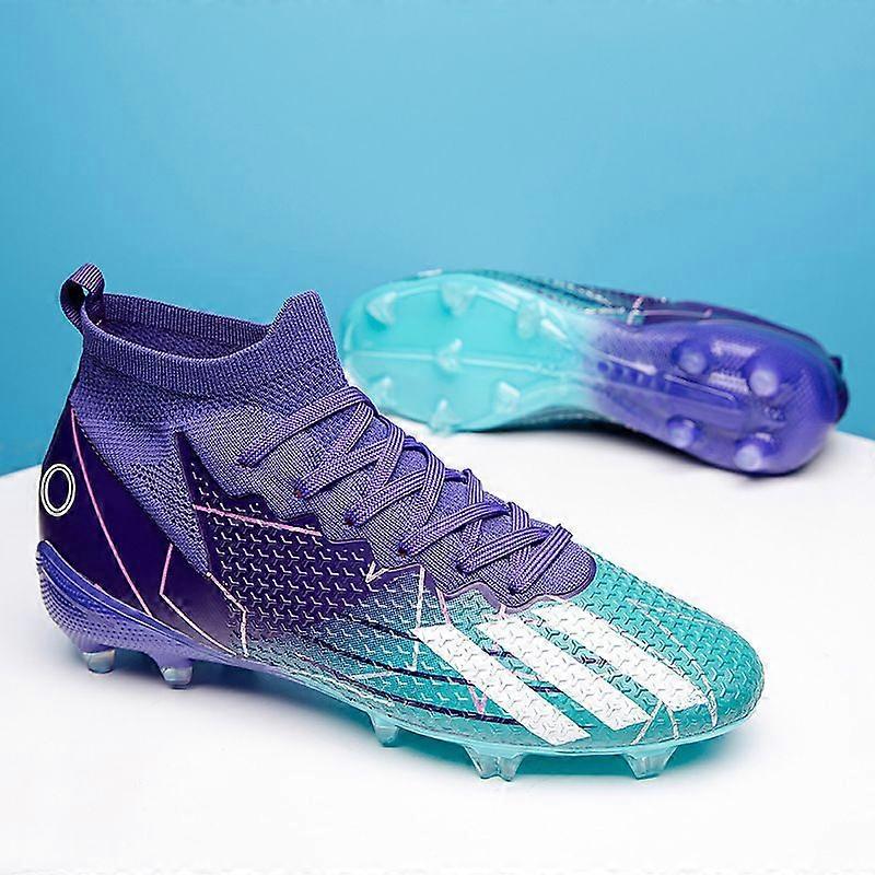 Unisex High-Top Football Shoes for Artificial Turf  Seamless Upper and AG Studs for Game Day and Training