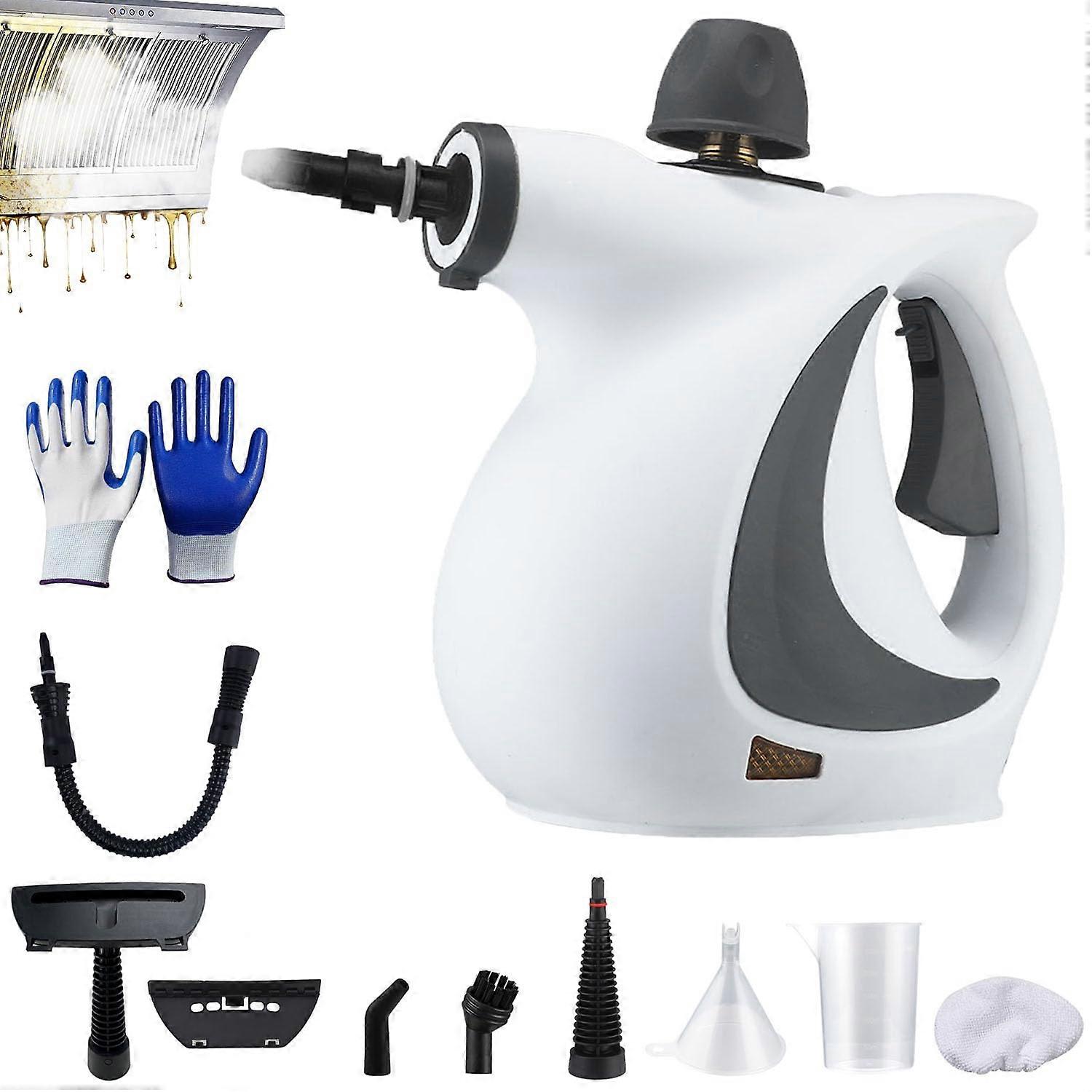 Handheld Pressurized Steamer for Upholstery Kitchen Bathroom and Car Interior