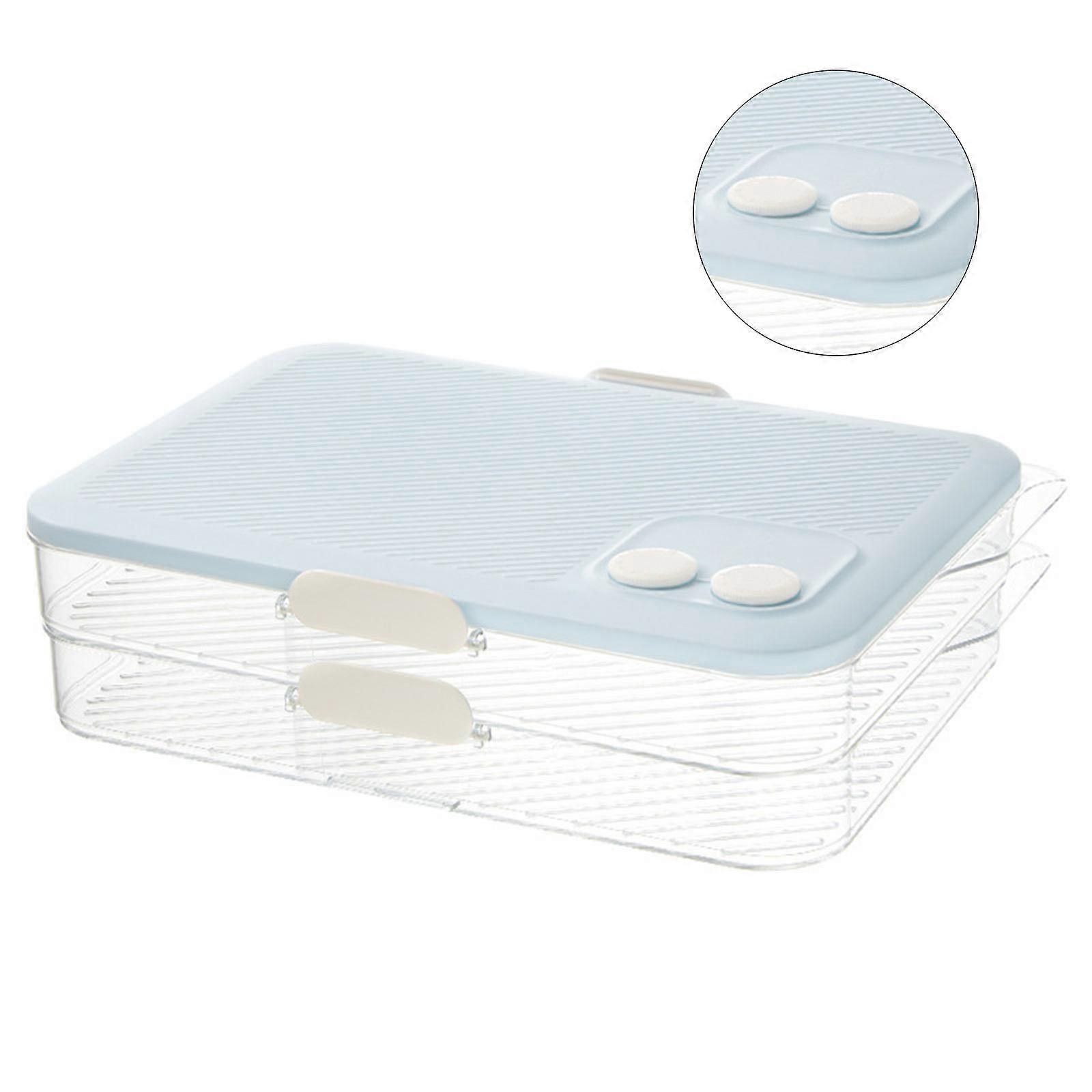 Versatile Dumpling Organizer Heat Resistant Freezer Container Freshness Locking Storage Box Kitchen Organization Tool Multicolor