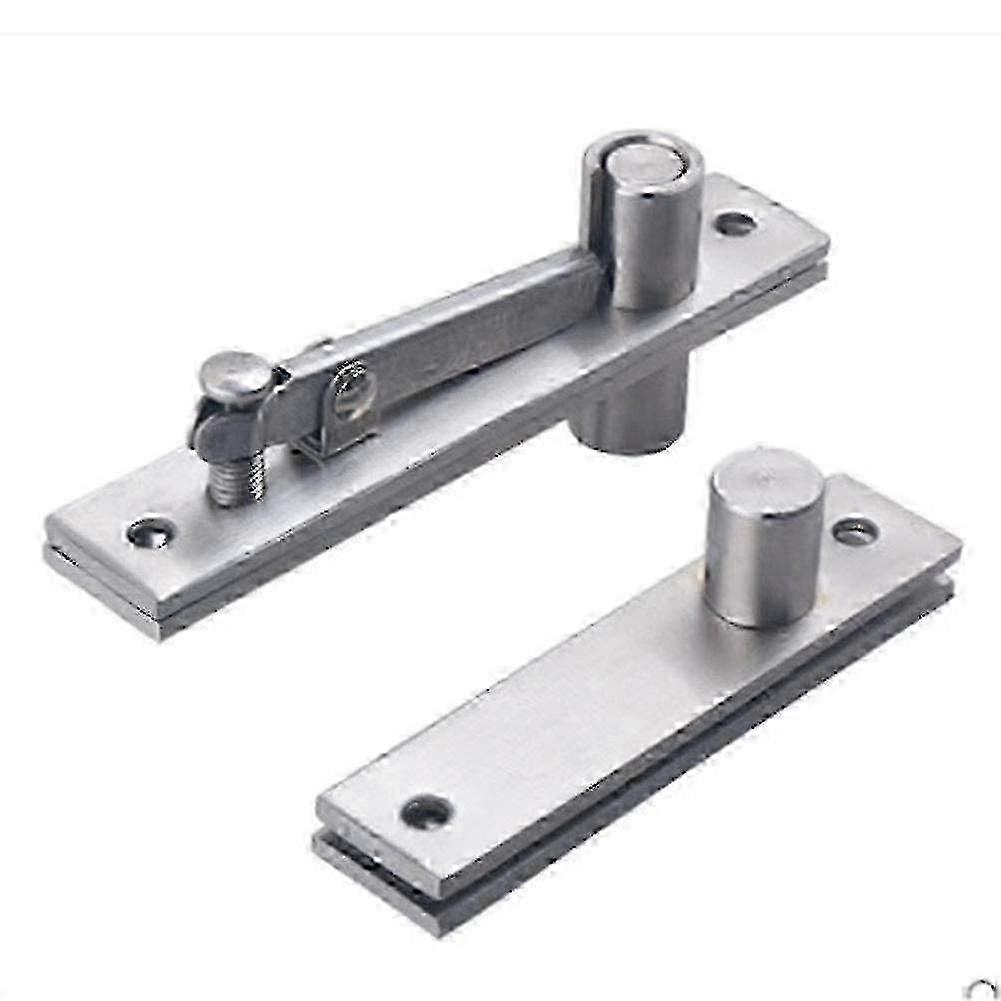 Door Pivot Hinge, 2pcs 360 Degree Rotation Hidden Door Shaft Pivot Hinges(130 X 25 Mm) f54