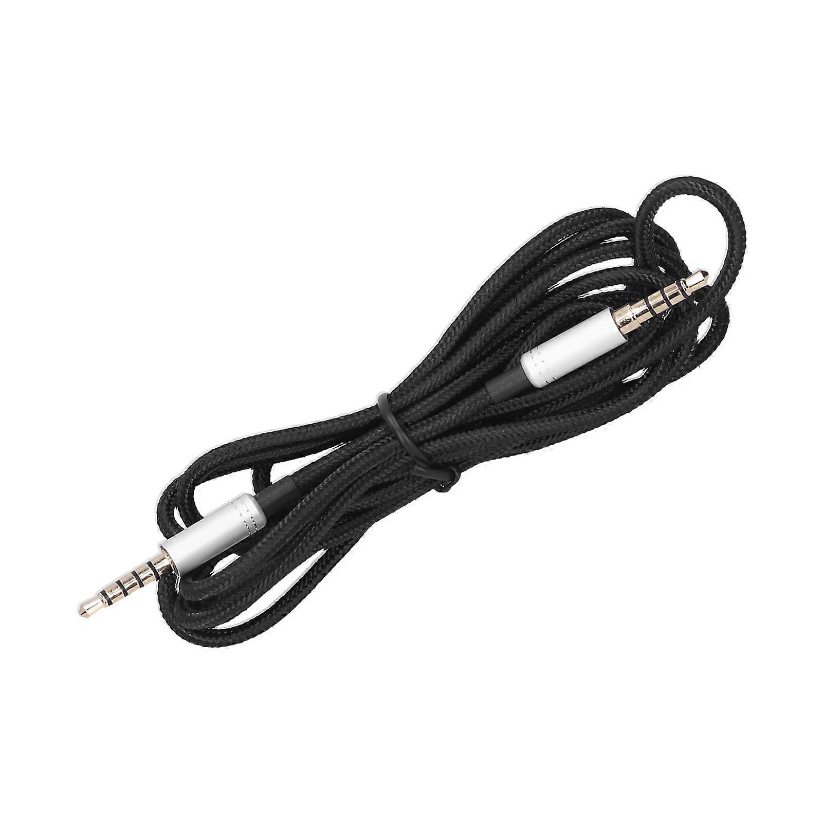 Braid Wire Gaming Headset Audio Cable 3.5mm Plug compatible with Logitech Astro A10 A40 Headphone