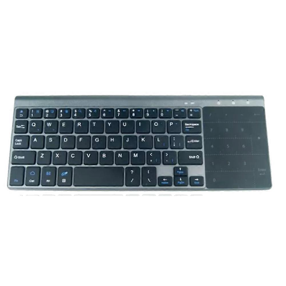 Bluetooth Wireless Mini Keyboard with Numeric Touchpad for Notebook PC Smart TV Portable 59 Keys Wireless Mini Keyboard