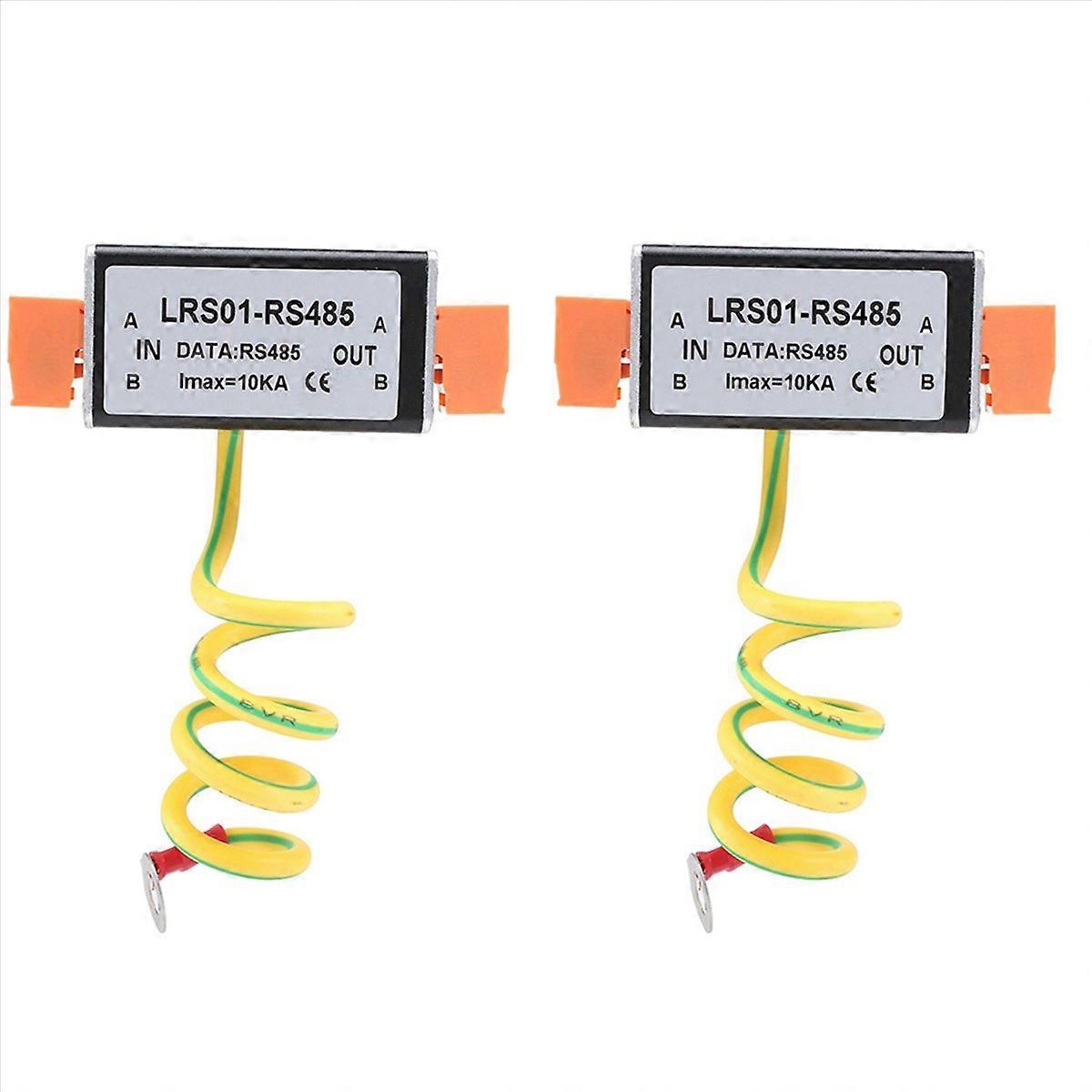 2X RS485 Date Signal Power Arrester Anti Surge Protector Monitoring CCTV Camera Protection Device Th
