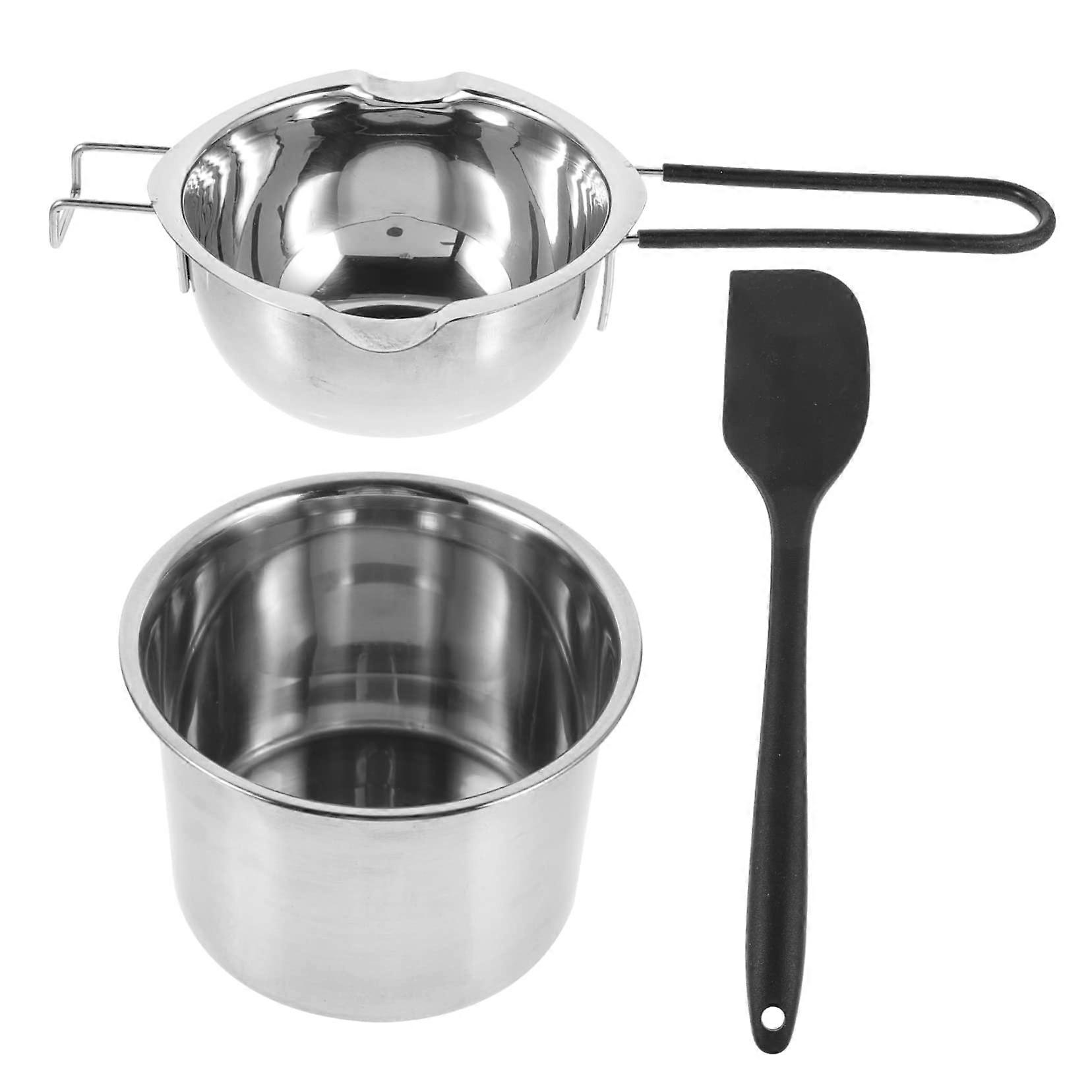 Double Boiler Melting Pot Set for Chocolate Candy Making Butter Cheese Sauce Random Color