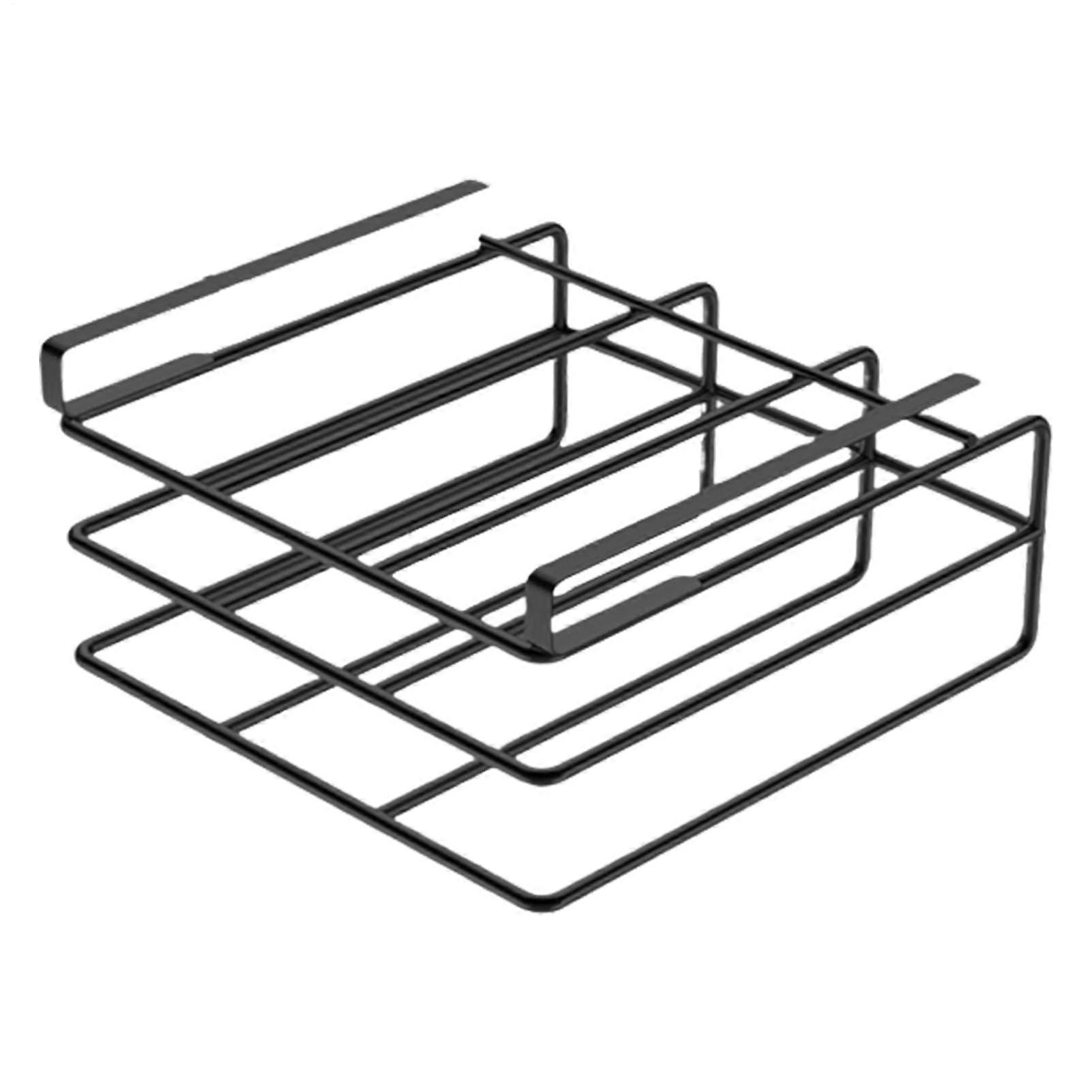 Cutting Board Holder Stainless Steel No Drill Cabinet Mounted Kitchen Storage Rack Space Saving