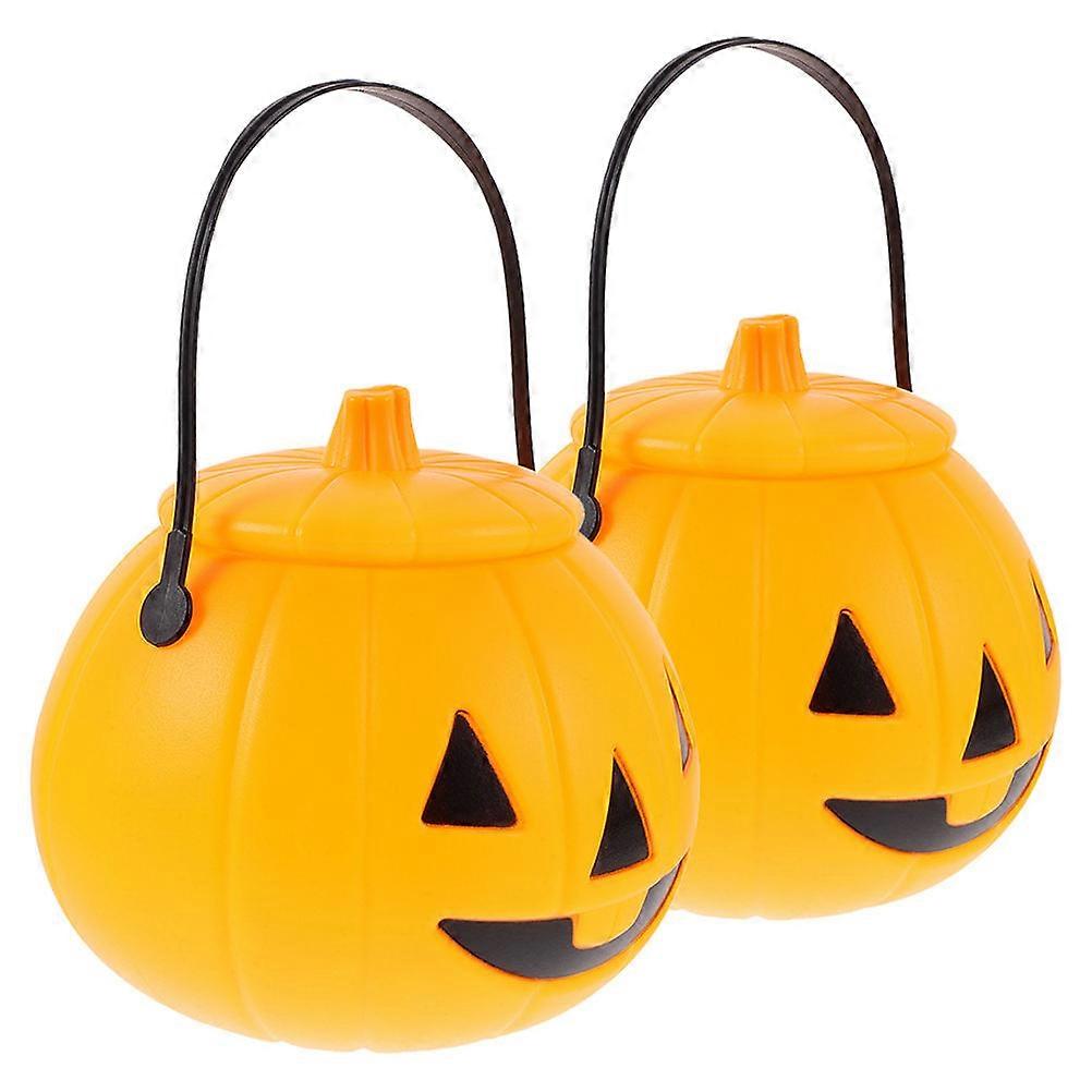 Party Candy Bucket Pumpkin Bucket for 2Pcs Collection