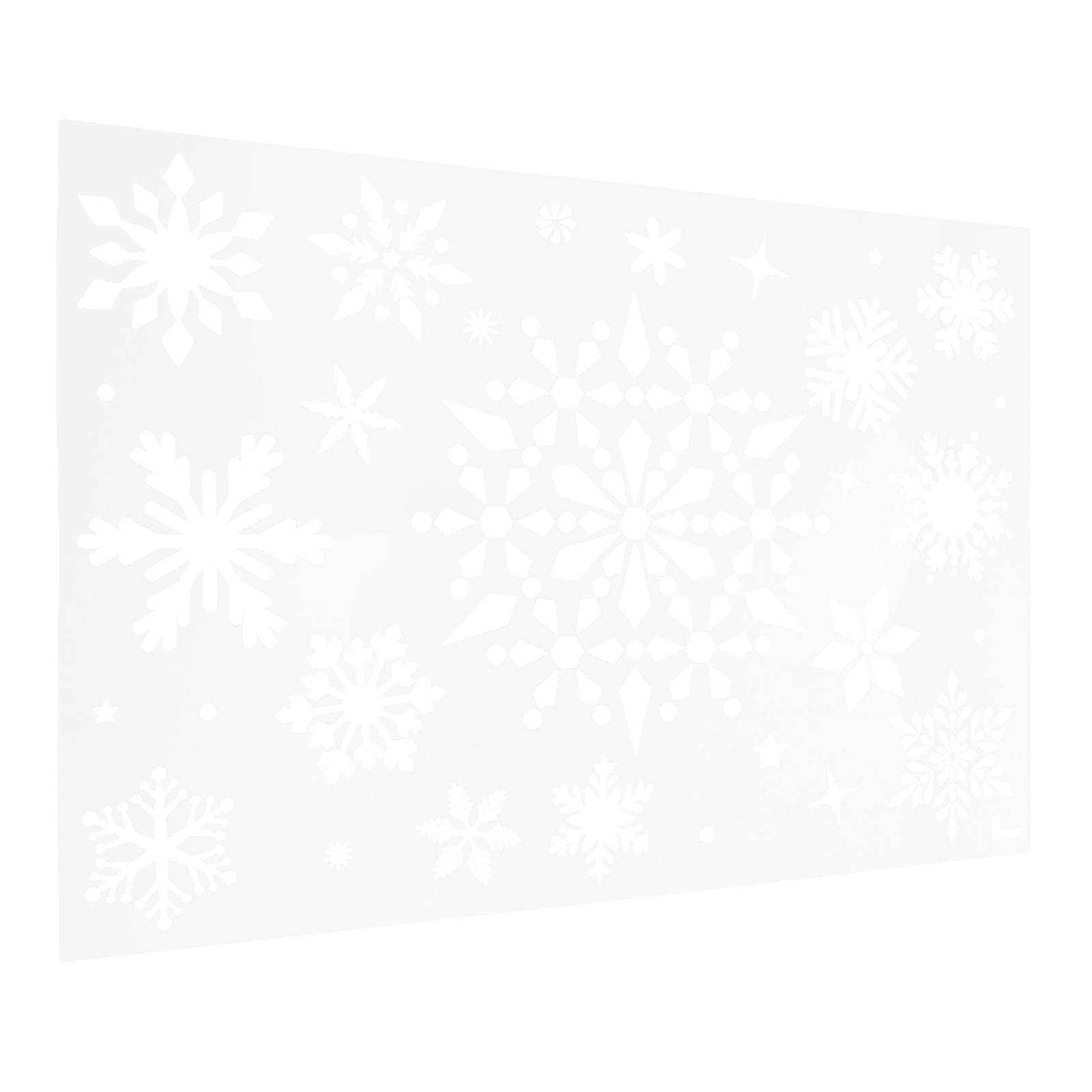 Christmas Snowflake Stencil for Crafts for DIY White Plastic