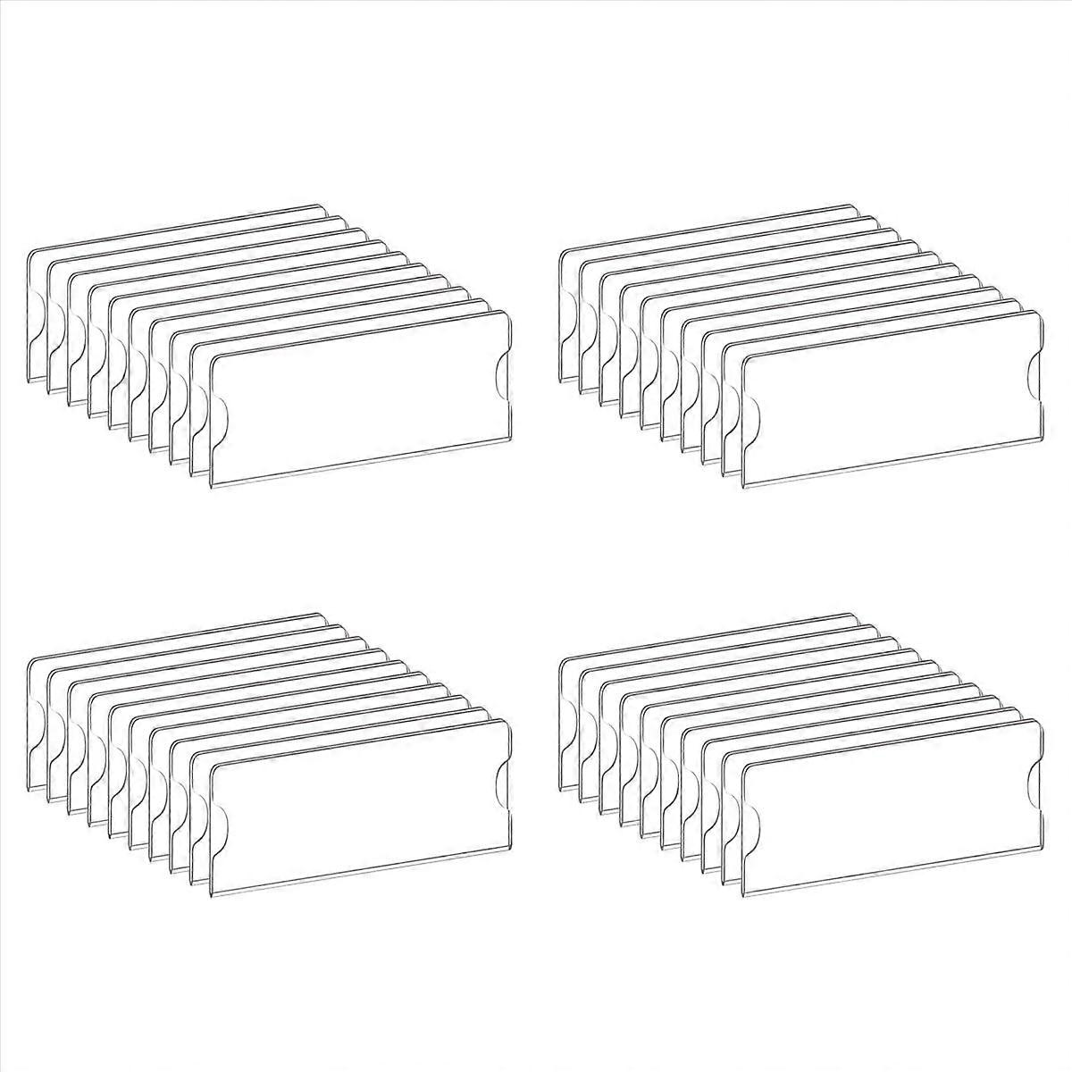 Premium naamplaathouder van acryl, 2x8 inch