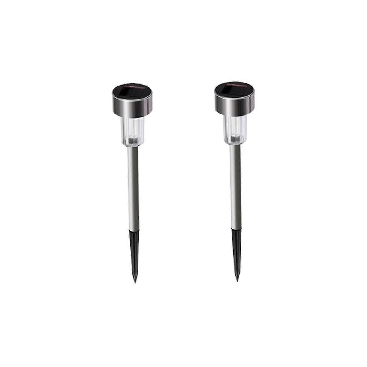 2pcs Solar Pathway Lights Outdoor Solar Powered LED Landscape Lighting Waterproof for Yard