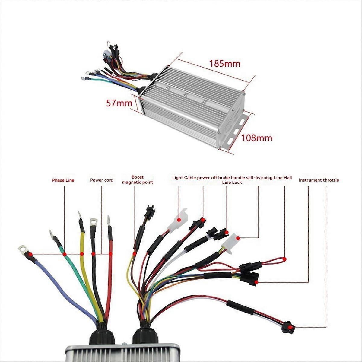 H-100 Color Screen Meter With 60A Three-Mode Sine Wave Kit