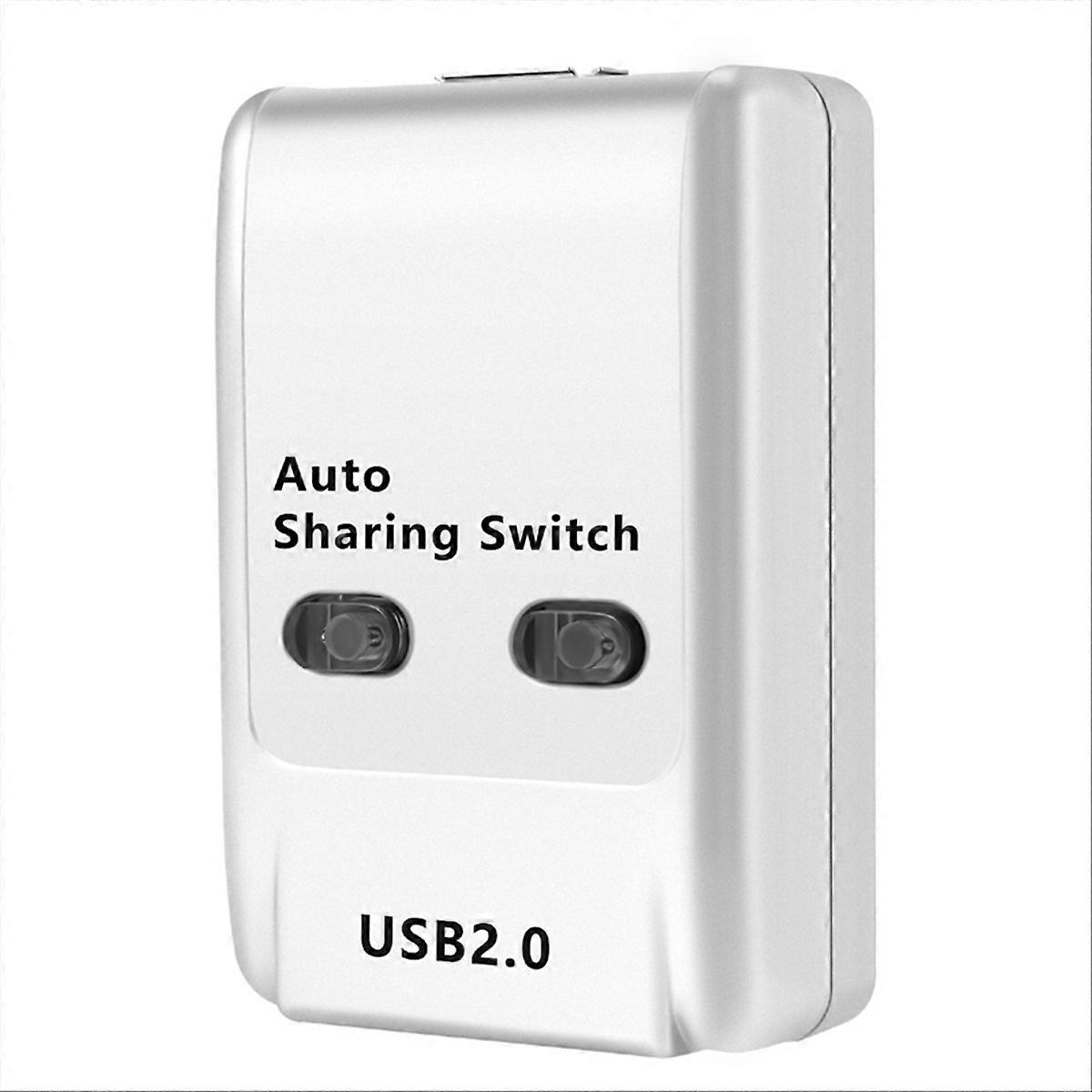  USB 2.0 Auto 2-portars HUB-omkopplare för 2 PC-skrivare USB 