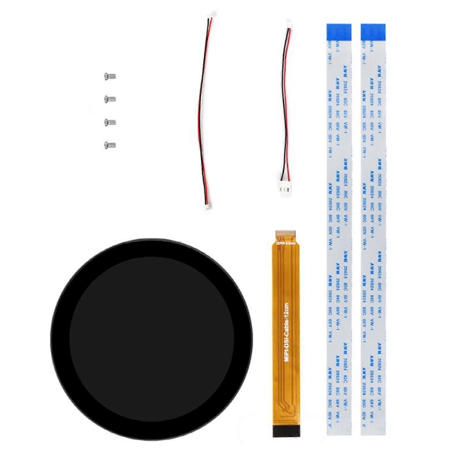 Premium 4inch Circular Touches Screen Display Including Capacitive Multi Touch And IPS Connection For Simple Use Multicolor