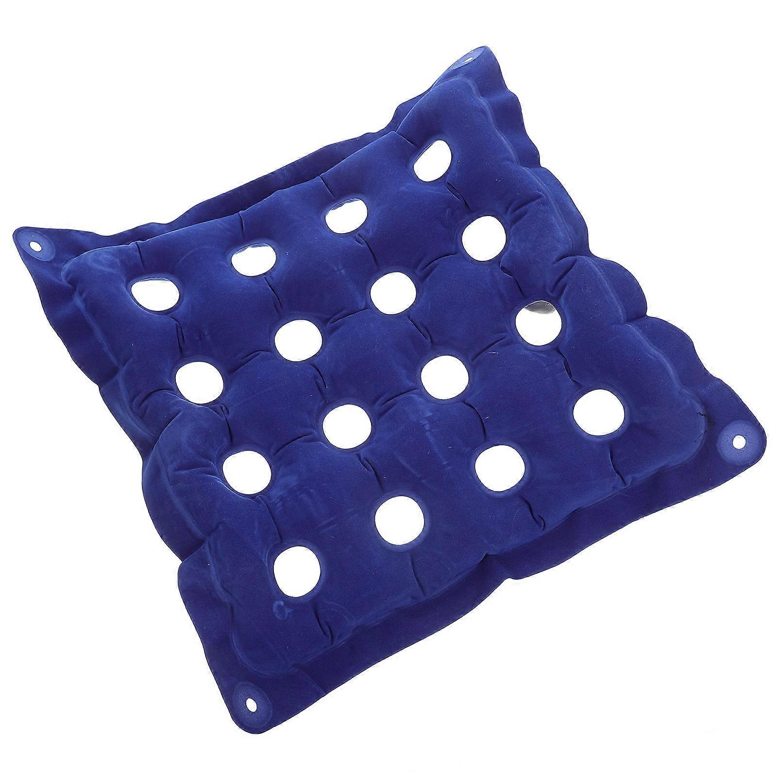 Breathable Seat Cushion for Airplane Travelers and Car Seat Users in Soft Pvc Flocking Design for Ergonomic Support 1Set