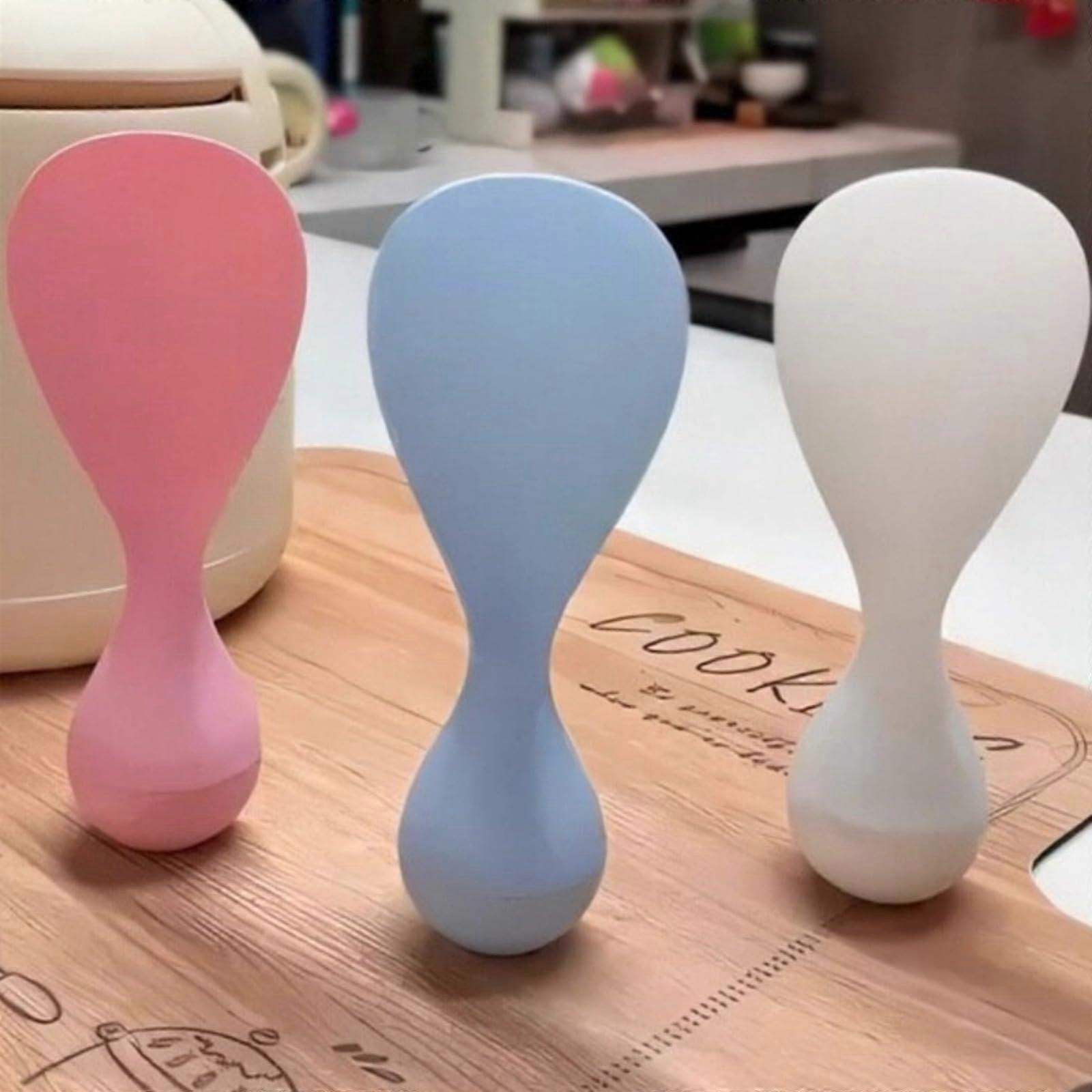 Non Stick Rice Spoon with 2 in 1 Design, Ergonomic Cooking Spoon for Rice and Food Serving