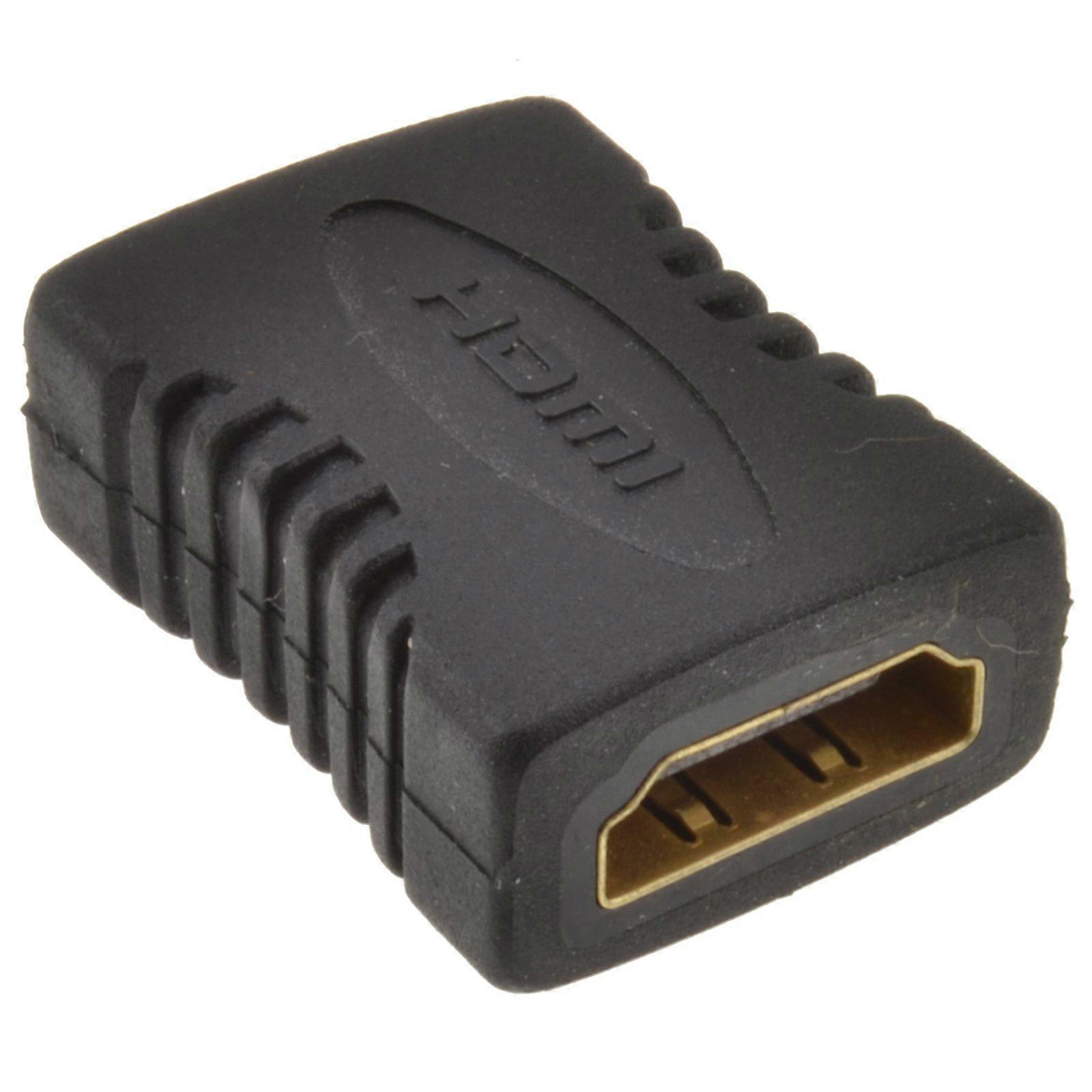 HDMI Slimline Coupler Female Socket to Female Socket Gold, HDMI Type A Joiner