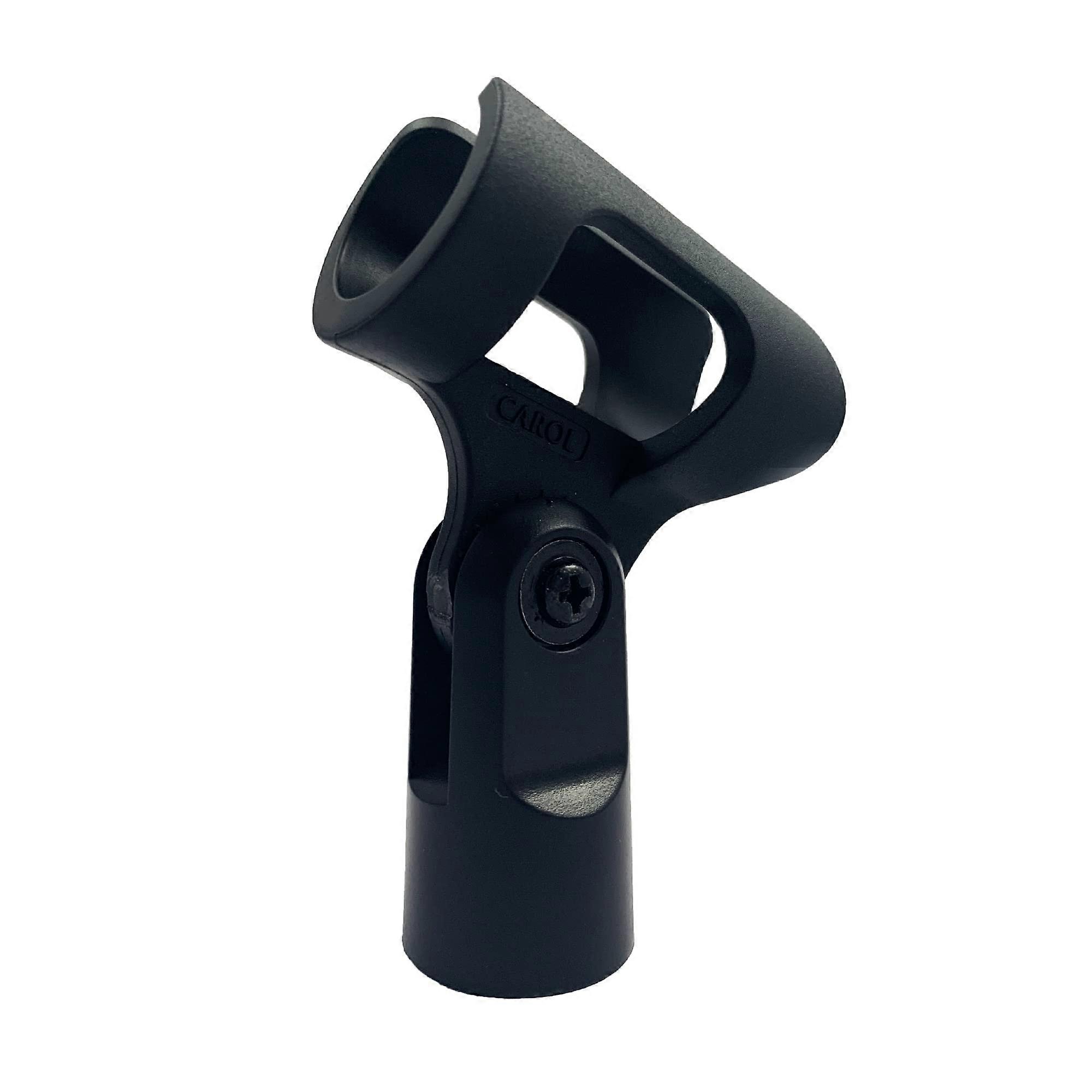 Universal Microphone Holder HL007 For Mic Stand, Barrel Clip, Fits 3438 Mm Dynamic Handheld Mics, 5/8 In Male 1 Pack