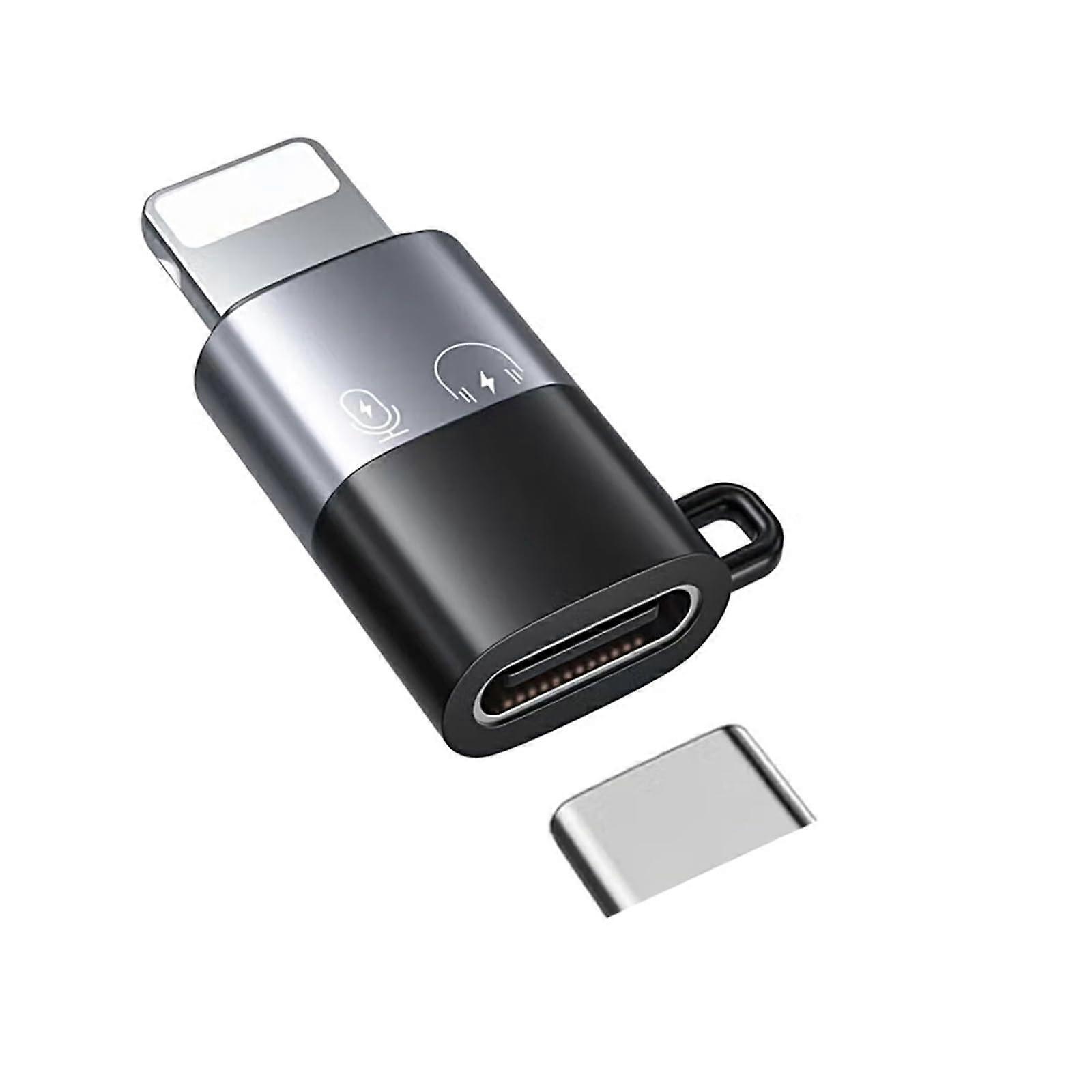 USB C to Lightning Adapter for iPhone and DJI Mic, Fast Charging and Speed Data Transfer (1 Pack)